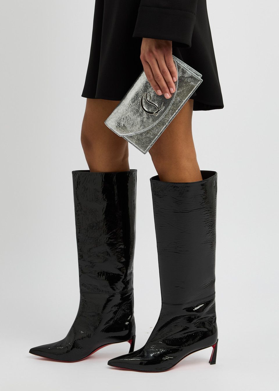 Christian Louboutin oc11z0625 Boots in Black Size US 11 / IT 41 - 5 Thumbnail