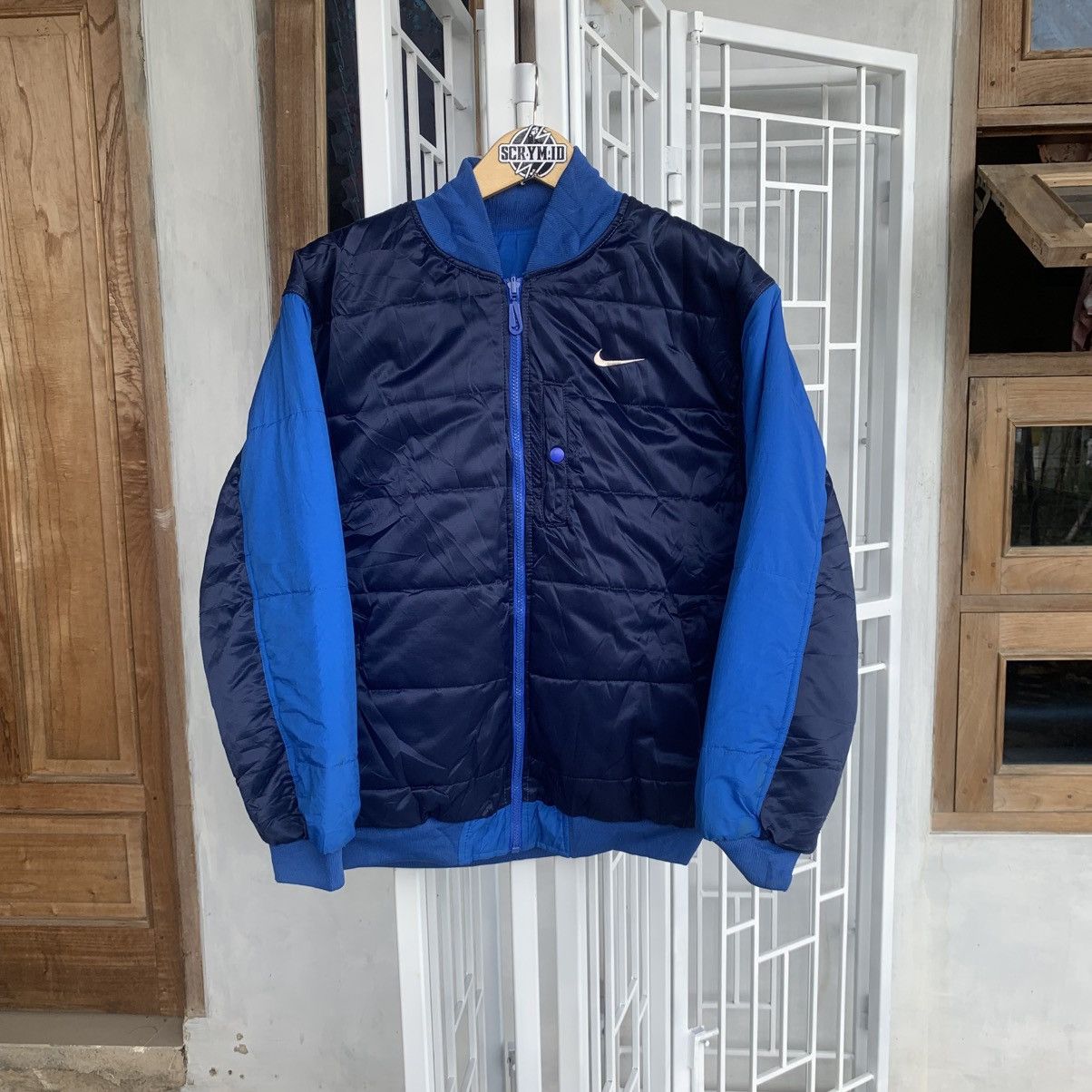 Nike Vintage Nike Big Swoosh Streetwear 90’s Size US L / EU 52-54 / 3 - 3 Thumbnail