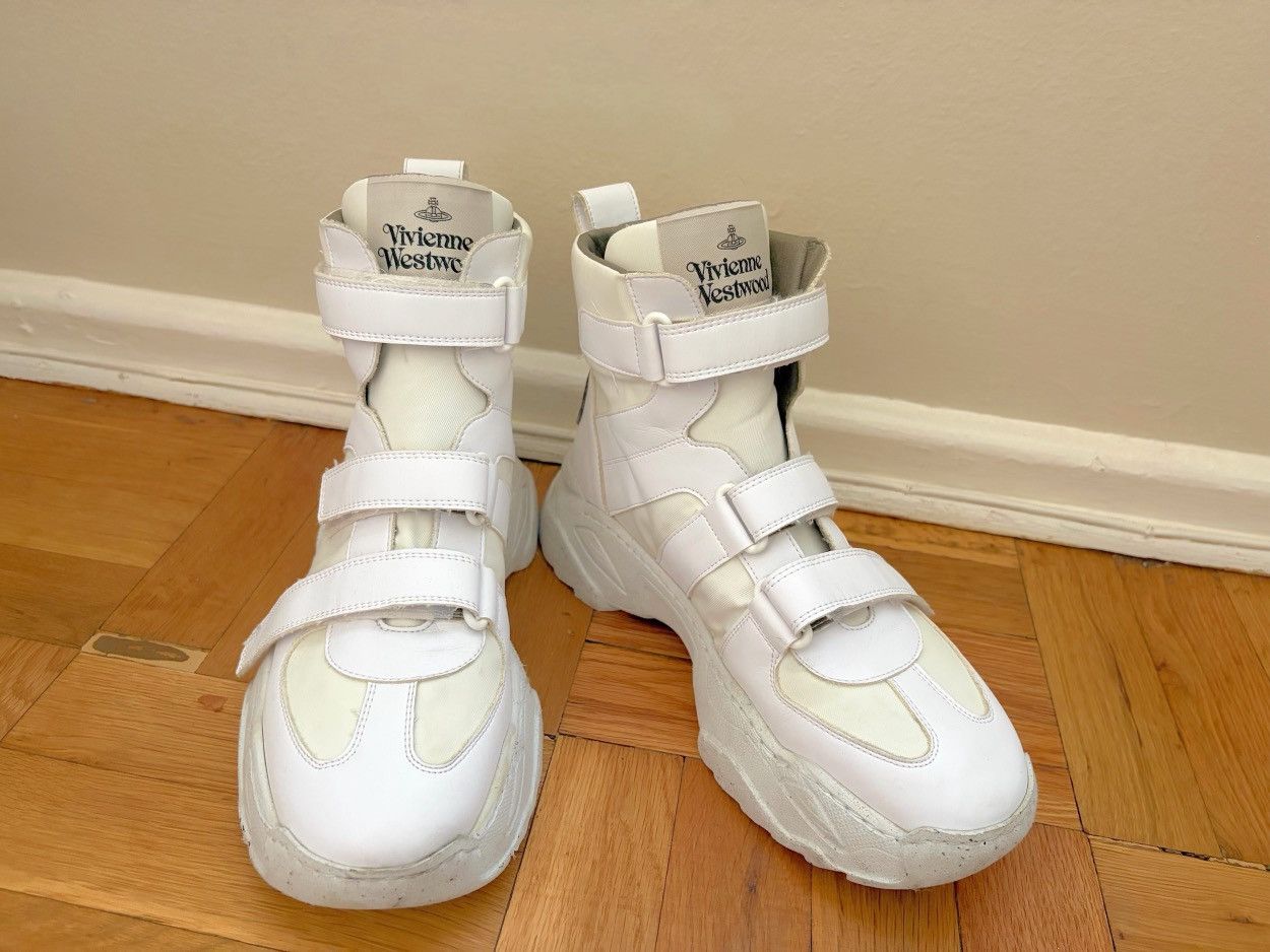 Vivienne Westwood Vivienne Westwood SS22 High-top Sneakers Velcro Runners Size US 10 / EU 43 - 1 Thumbnail