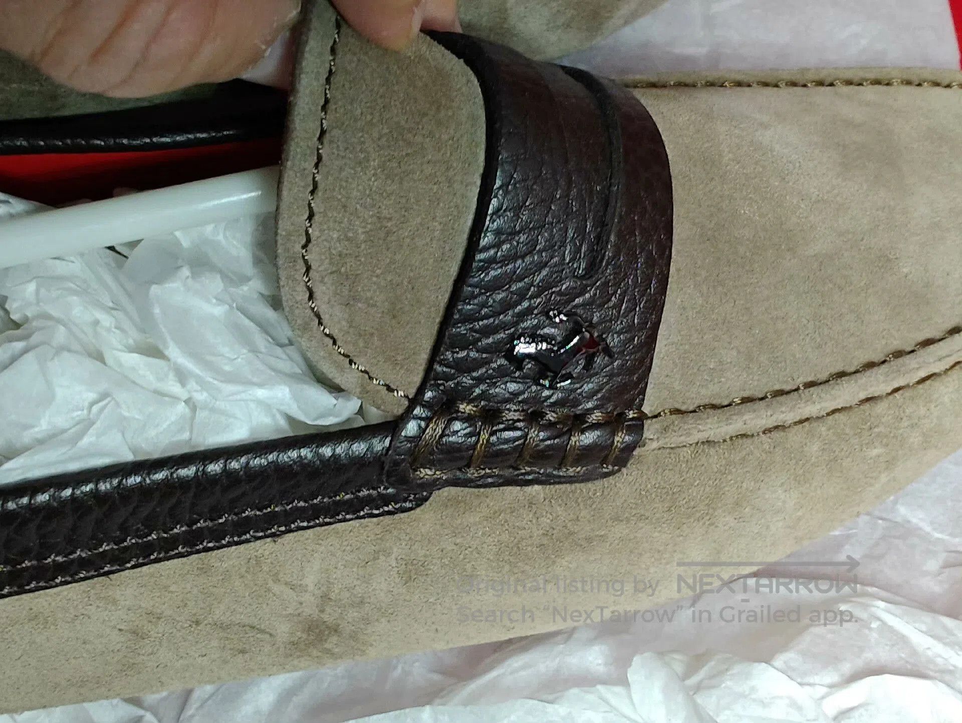 Tod's TOD'S Ferrari Suede Leather Driving Shoes. Size US 8 / EU 41 - 8 Thumbnail