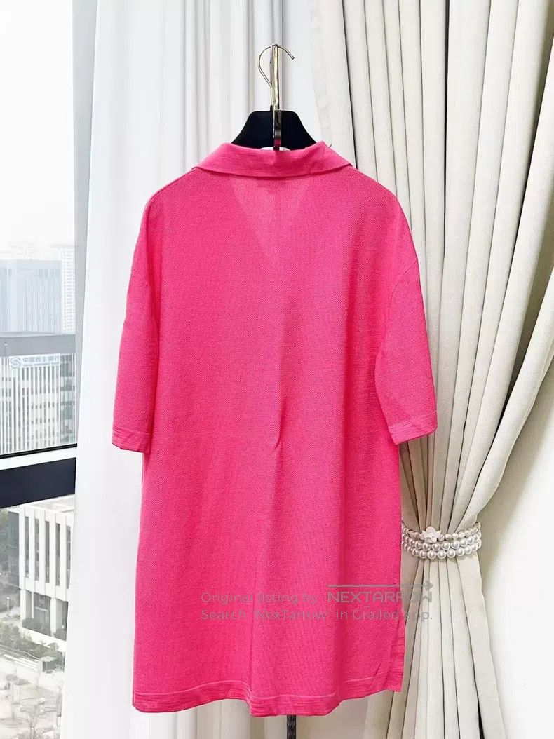 Chanel Chanel Knitted Polo short-sleeved dress Size XXS / US 00 / IT 34 - 3 Thumbnail