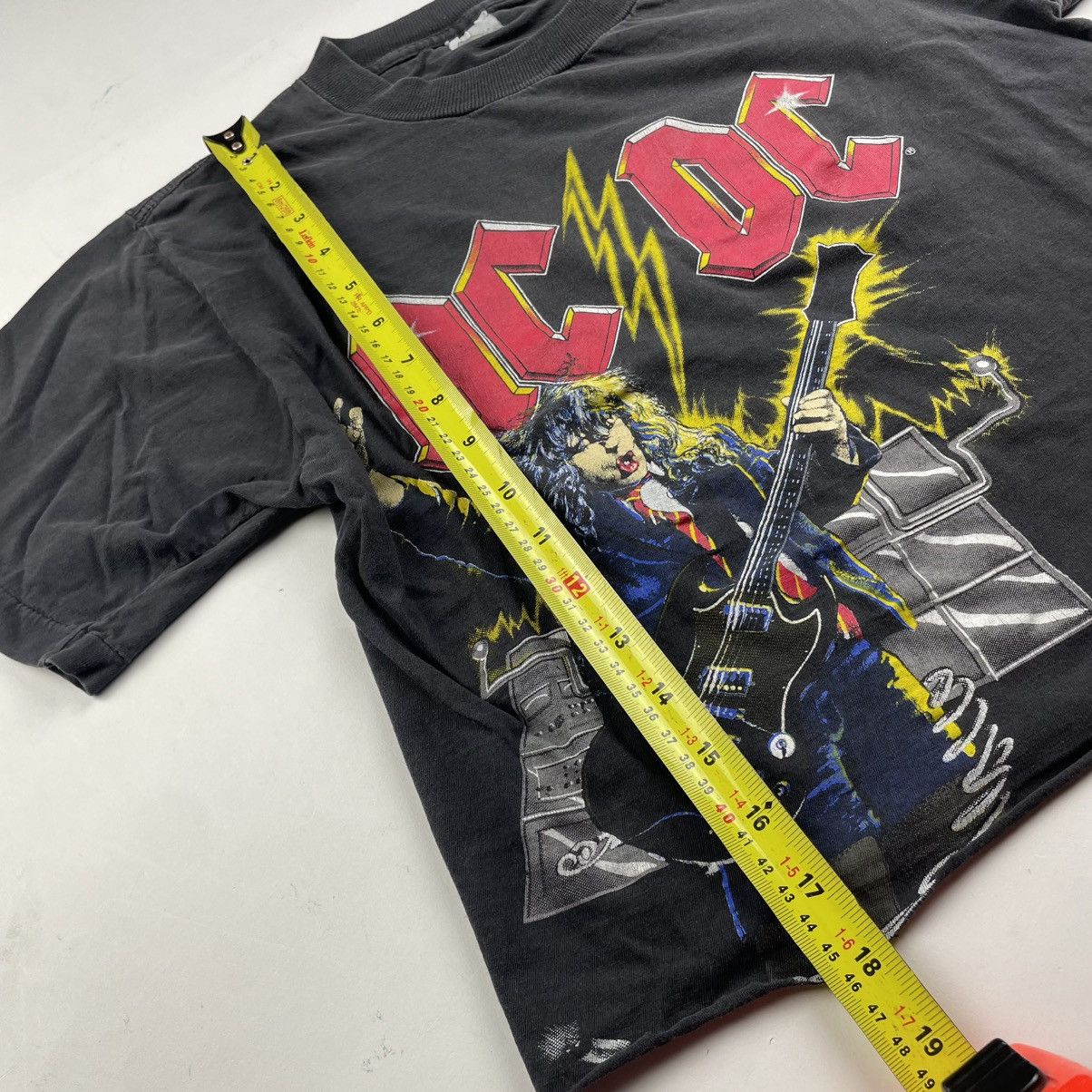 Band Tees × Vintage VTG 1986 AC/DC Cropped Shirt Who Made Who Tour Women’s Small Size S / US 4 / IT 40 - 6 Thumbnail