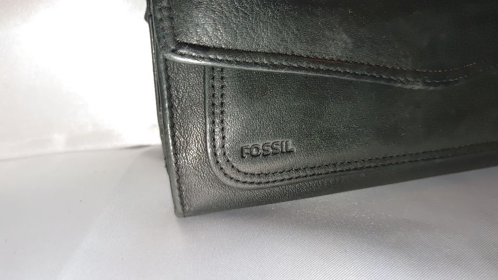 Fossil Fossil 1954 Black Leather Crossbody Wallet Size ONE SIZE - 5 Thumbnail