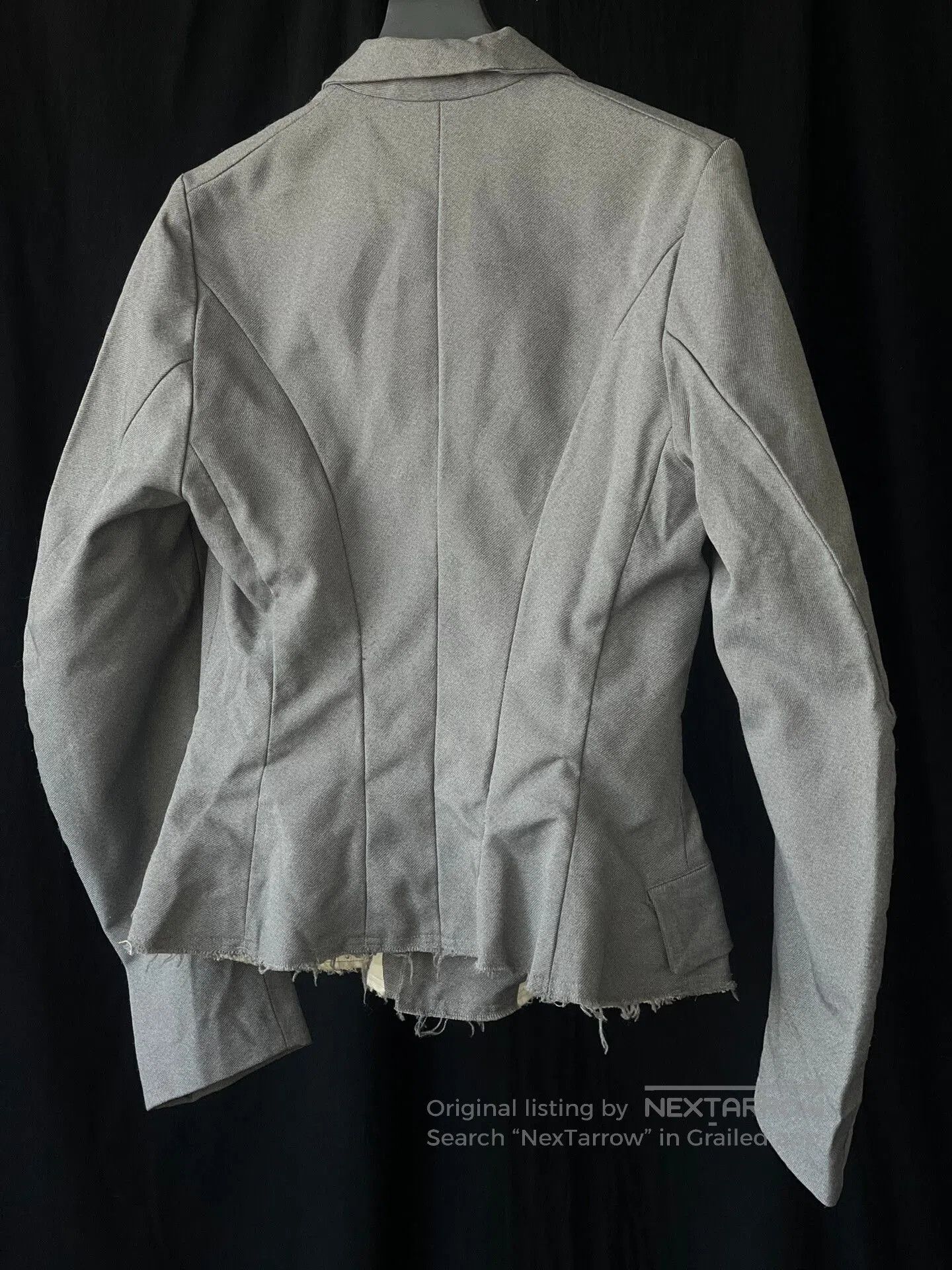 Comme des Garcons CDG Gray Tailored Small Blazer. Size S / US 4 / IT 40 - 5 Thumbnail