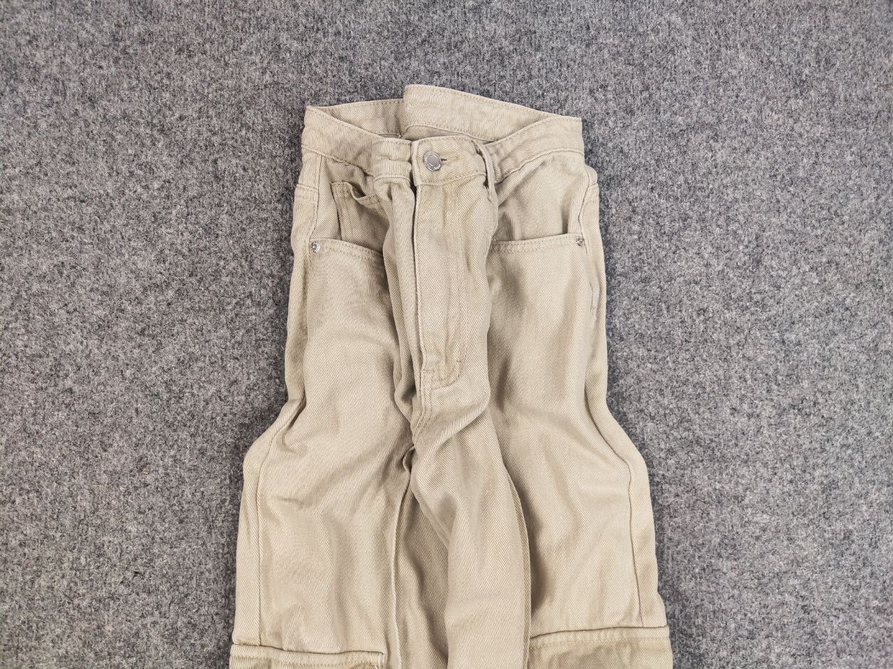Japanese Brand Vintage Y2K Japanese Bondage Beige Baggy Cargo Denim Pants Size US 30 / EU 46 - 7 Thumbnail