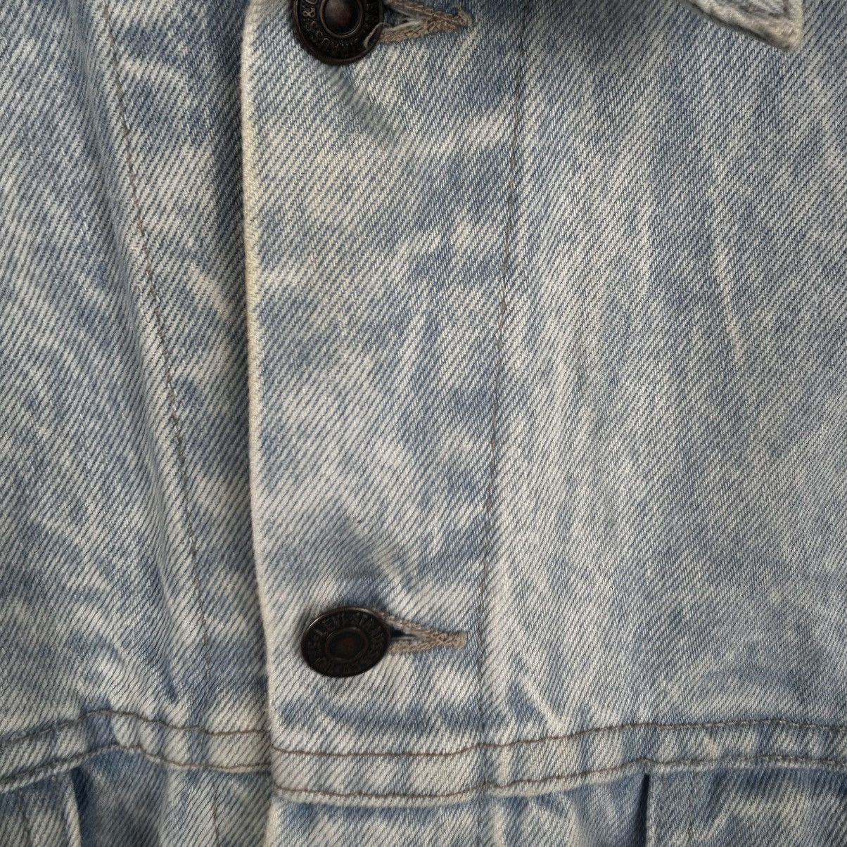 Levi's Vintage Y2K Levi’s Blue Wash Made In USA Denim Jacket Size US L / EU 52-54 / 3 - 6 Thumbnail