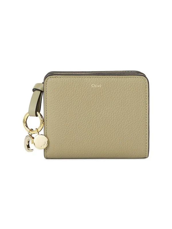 Chloe o1loc1c1024 Alphabet Compact Wallet in Grey Size ONE SIZE - 1 Thumbnail