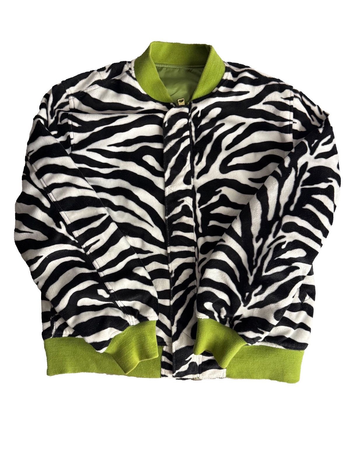 Supreme contrast stitch reversible ma 1 jacket green