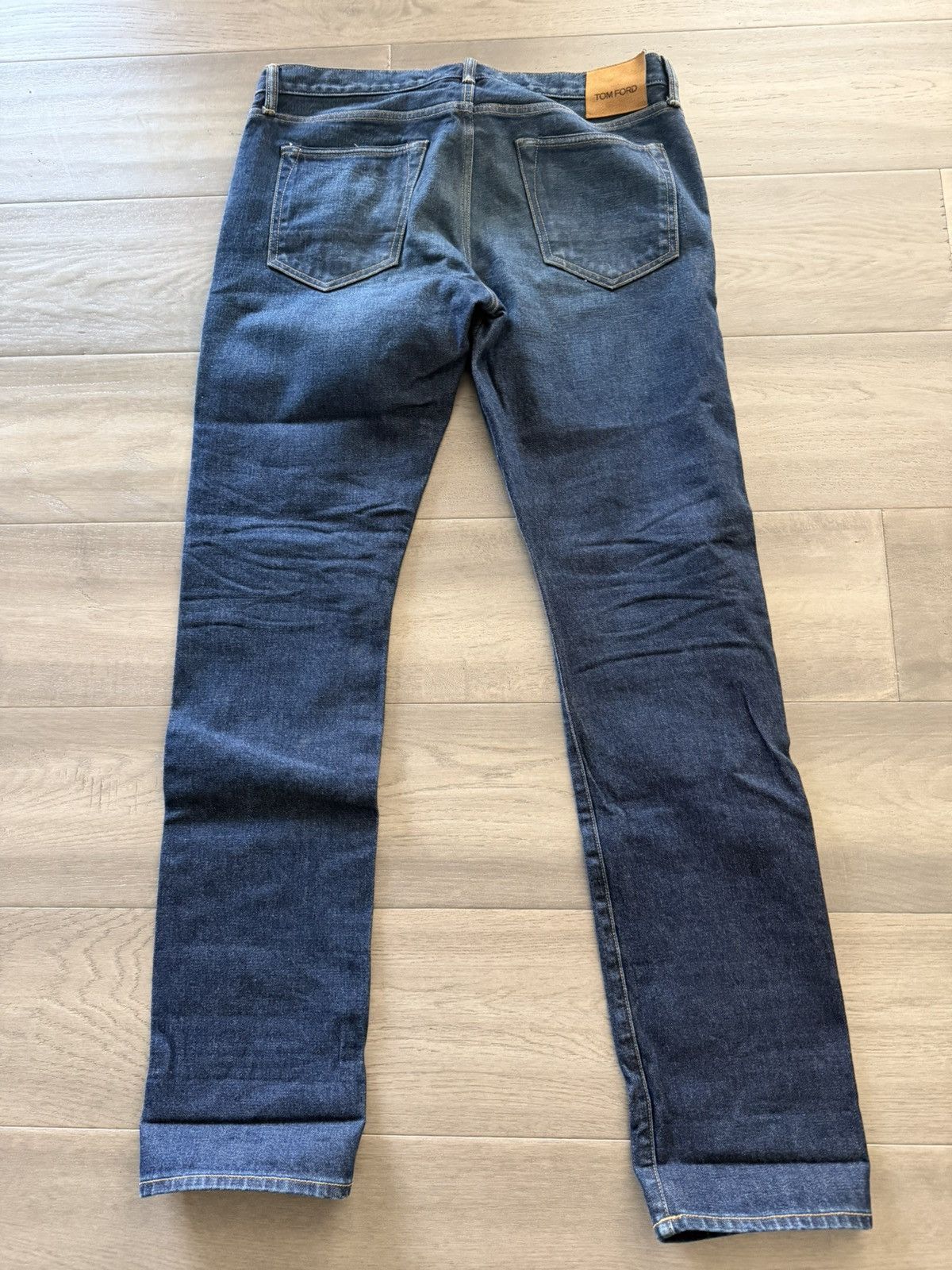 Tom Ford Tom ford 34 straight leg in dark wash Size US 34 / EU 50 - 8 Thumbnail