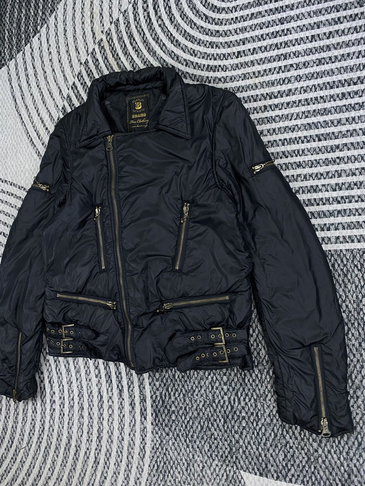 Beams Plus Vintage BEAMS Japan Punk Rock Motorcycle Puffer Jacket Size US S / EU 44-46 / 1 - 5 Thumbnail