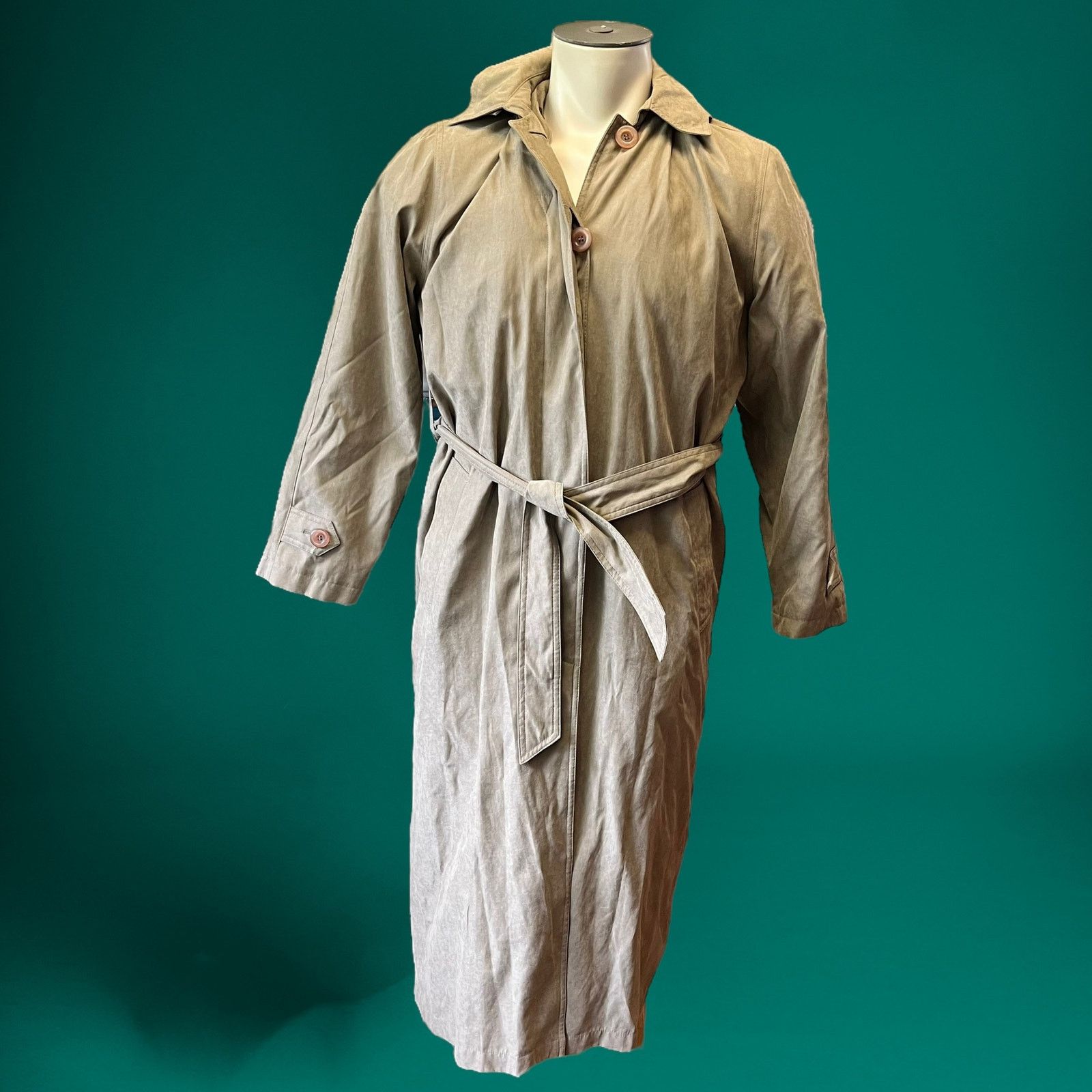 Mulberry Street Mulberry Street Trench Coat Women s Small Vintage Hooded Grailed