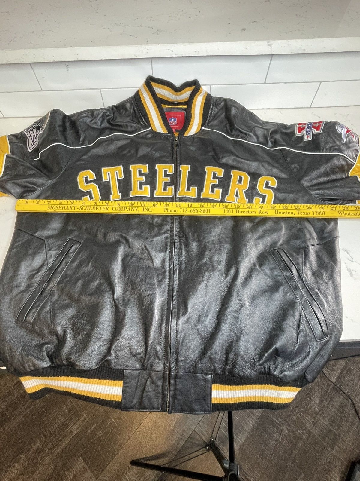 G-III Pittsburgh Steelers 5-Time Superbowl GIII Leather Jacket XL Size US XL / EU 56 / 4 - 5 Thumbnail