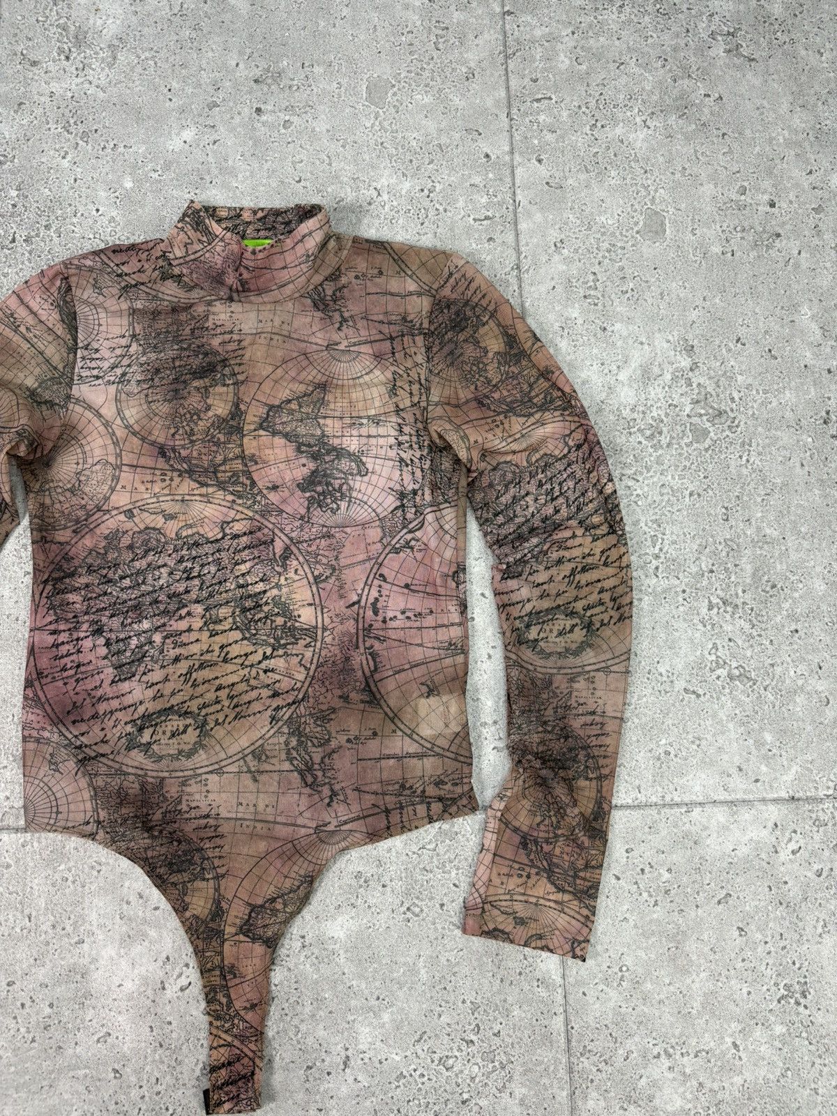 Jaded London × Japanese Brand Vintage Style 00s Jaded London Mesh Bodysuit Avant Garde Y2K Size M / US 6-8 / IT 42-44 - 2 Thumbnail