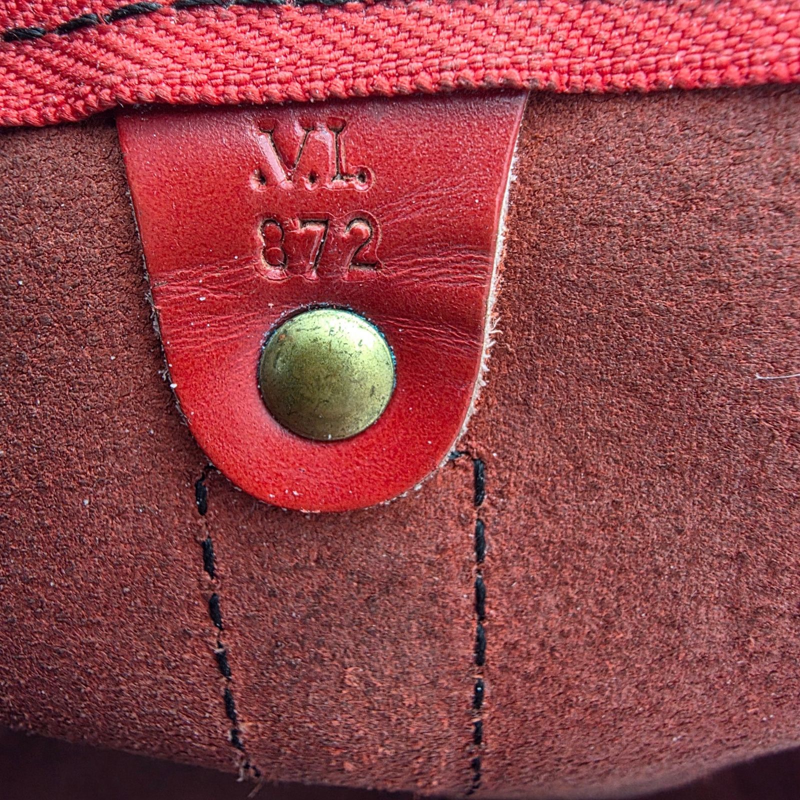 Louis Vuitton Louis Vuitton Keepall 45 in Red Epi Leather Size ONE SIZE - 8 Thumbnail