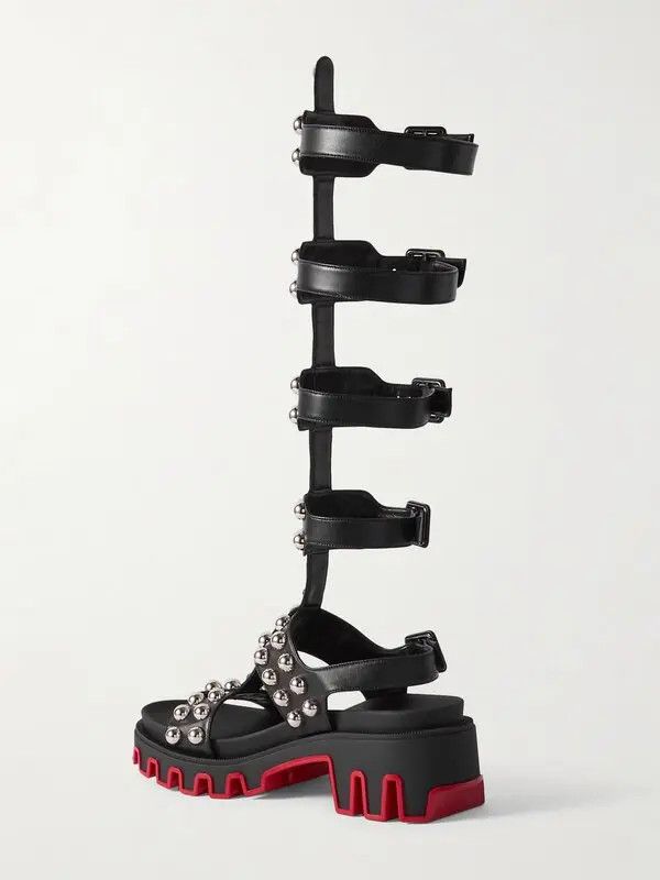 Christian Louboutin o1s1wg110925 Sandals in Black Size US 11 / IT 41 - 2 Thumbnail