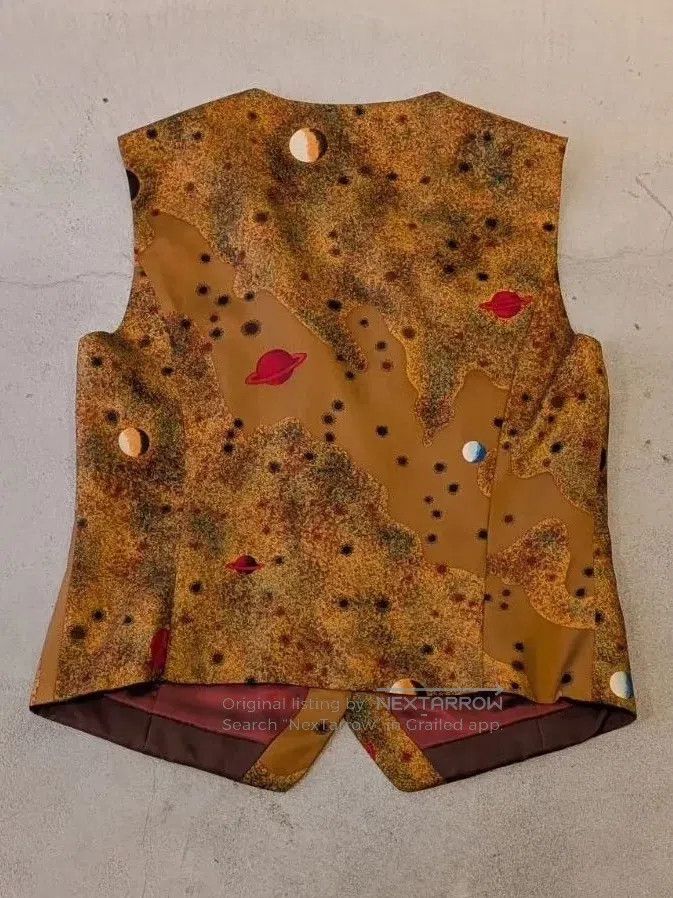 Hermes Hermes Margiela Period Sleeveless Jacket - Brown Silk Vest Size XS / US 0-2 / IT 36-38 - 2 Thumbnail