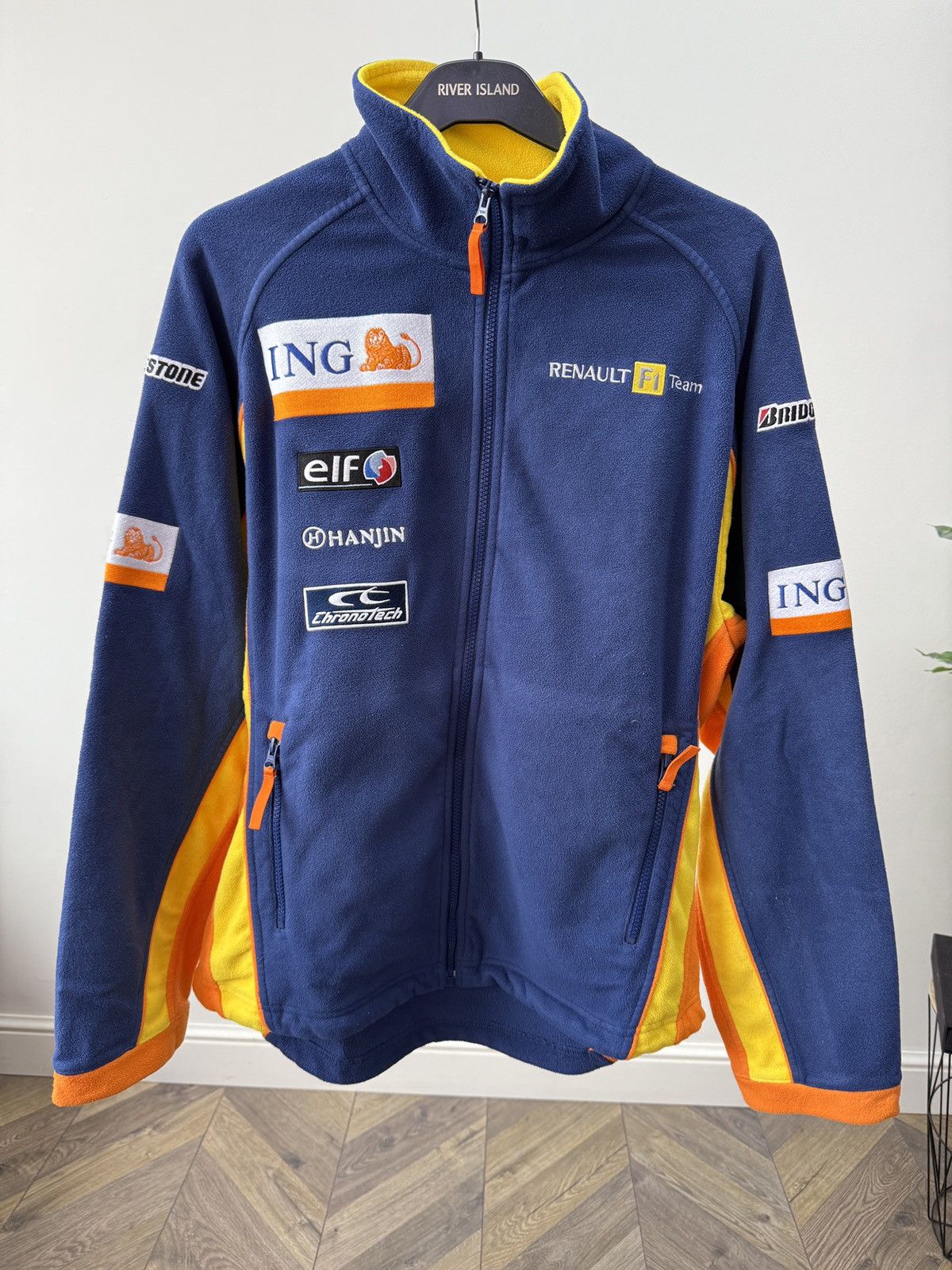 Other Vintage Renault F1 Team ING Fleece Jacket Size US L / EU 52-54 / 3 - 2 Thumbnail