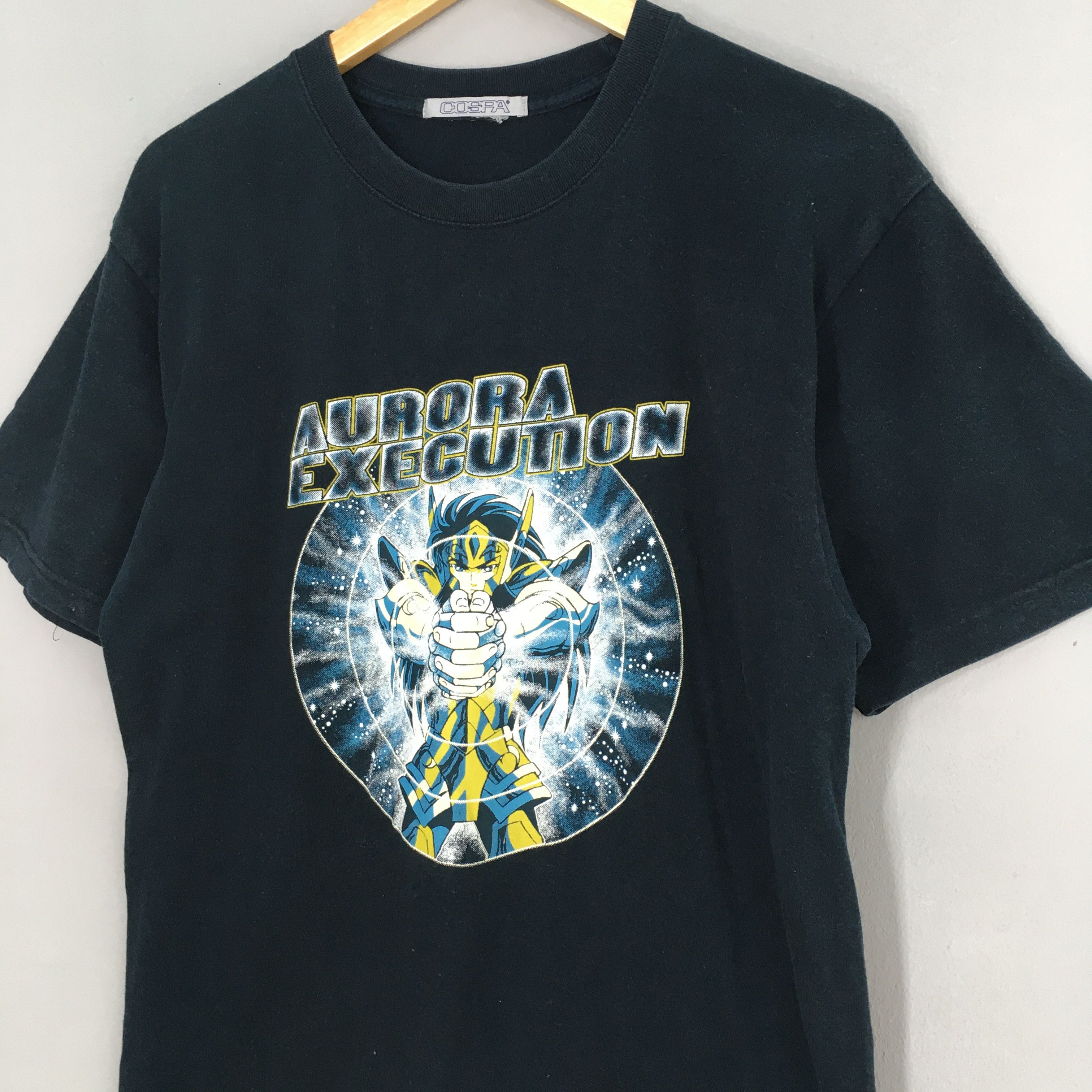Anime Aurora Execution Aquarius Camus Anime Japanese Tshirt M Size US M / EU 48-50 / 2 - 4 Thumbnail