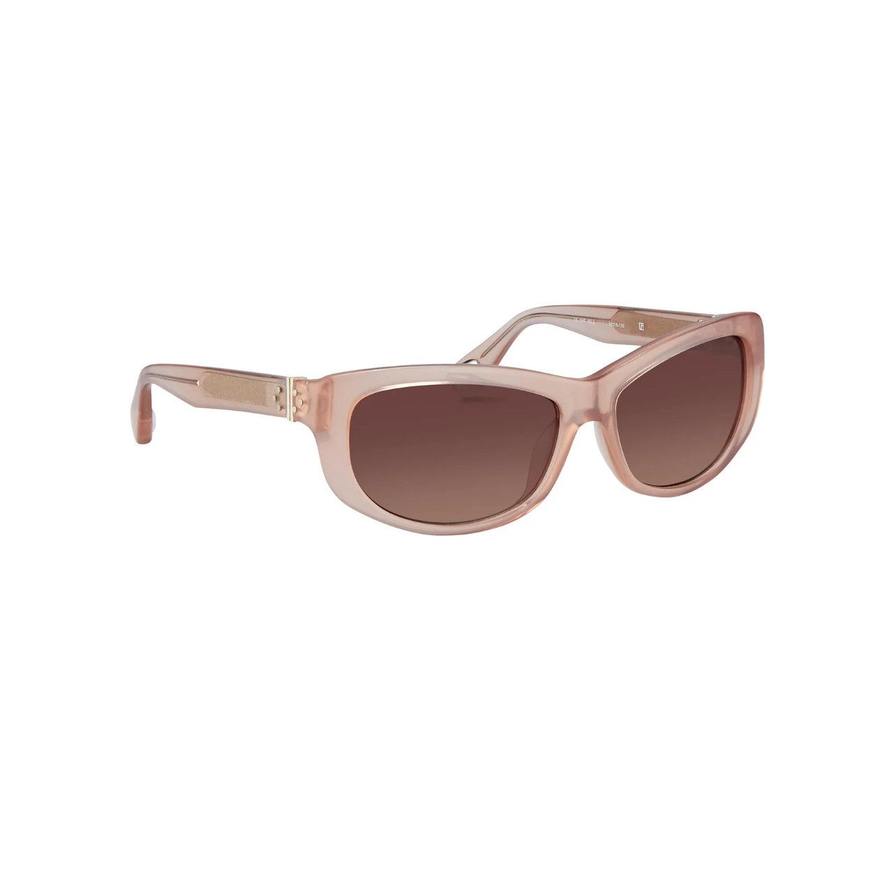 Ann Demeulemeester Ann Demeulemeester Sunglasses Cat Eye Blush Pink and Brown Size ONE SIZE - 2 Thumbnail
