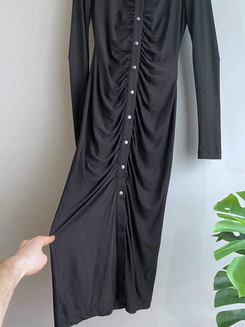 Diesel Diesel D-Artemis Women's Black Knit Maxi Dress, Size S Size S / US 4 / IT 40 - 8 Thumbnail