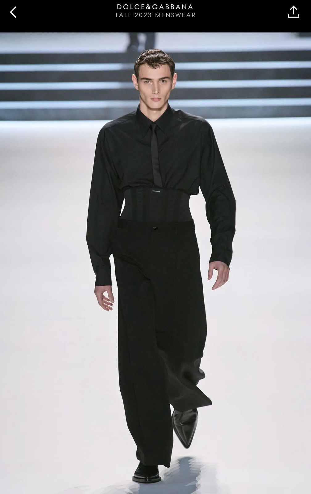 Dolce & Gabbana Dolce & Gabbana extra wide pants (FW23 Runway) Size US 32 / EU 48 - 2 Thumbnail