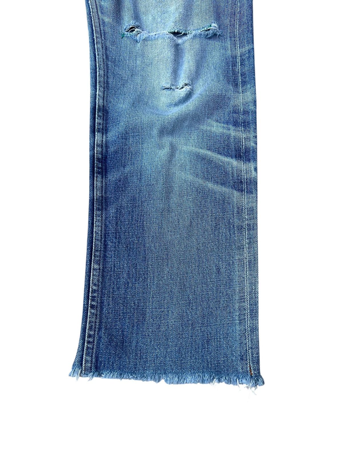 A.P.C. Vintage A.P.C. Distressed Rip Off Leg Denim Selvedge Jeans Size US 30 / EU 46 - 14 Thumbnail