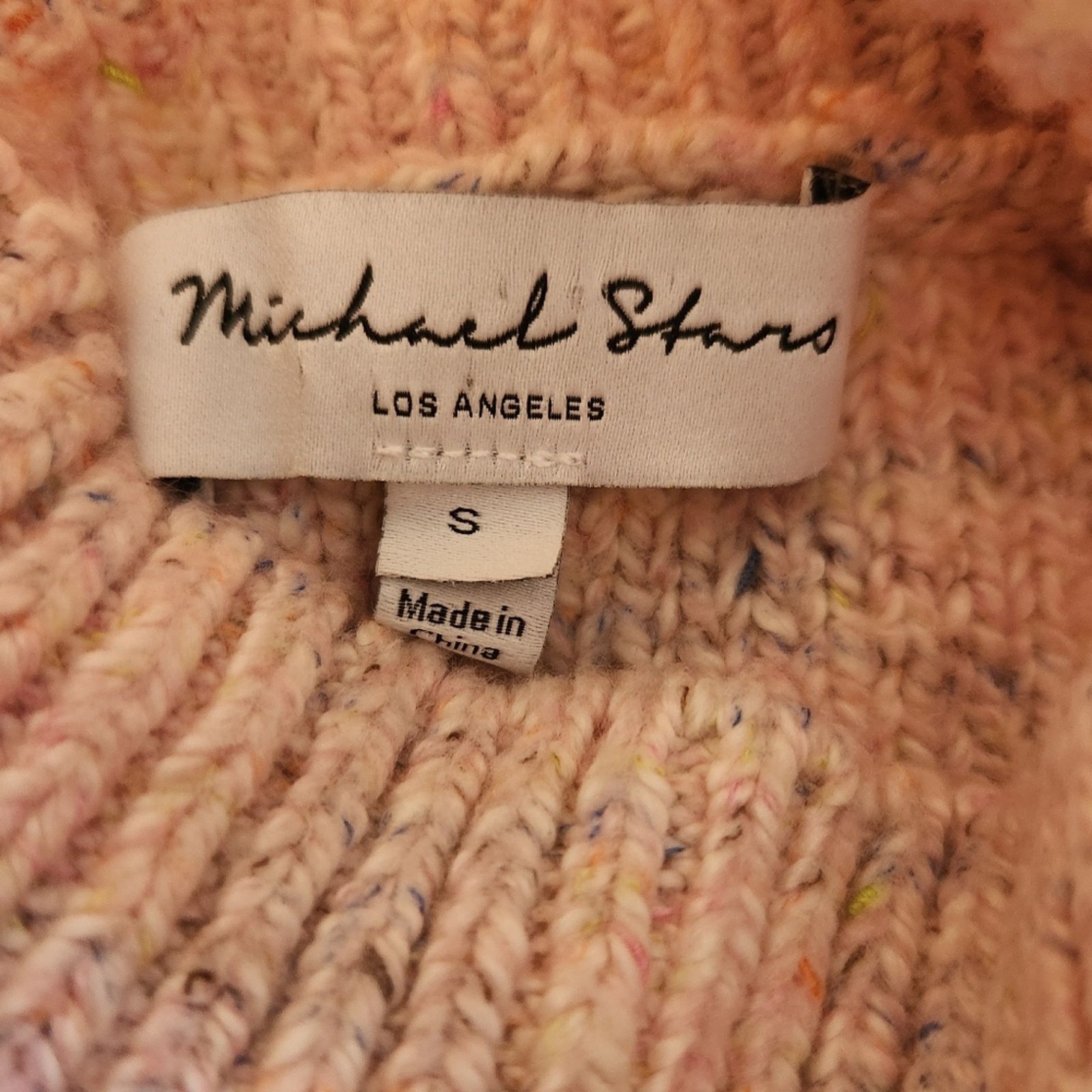 Michael Stars Michael Stars Aika Cable Knit Turtleneck Ballet Pink Small Size S / US 4 / IT 40 - 7 Thumbnail