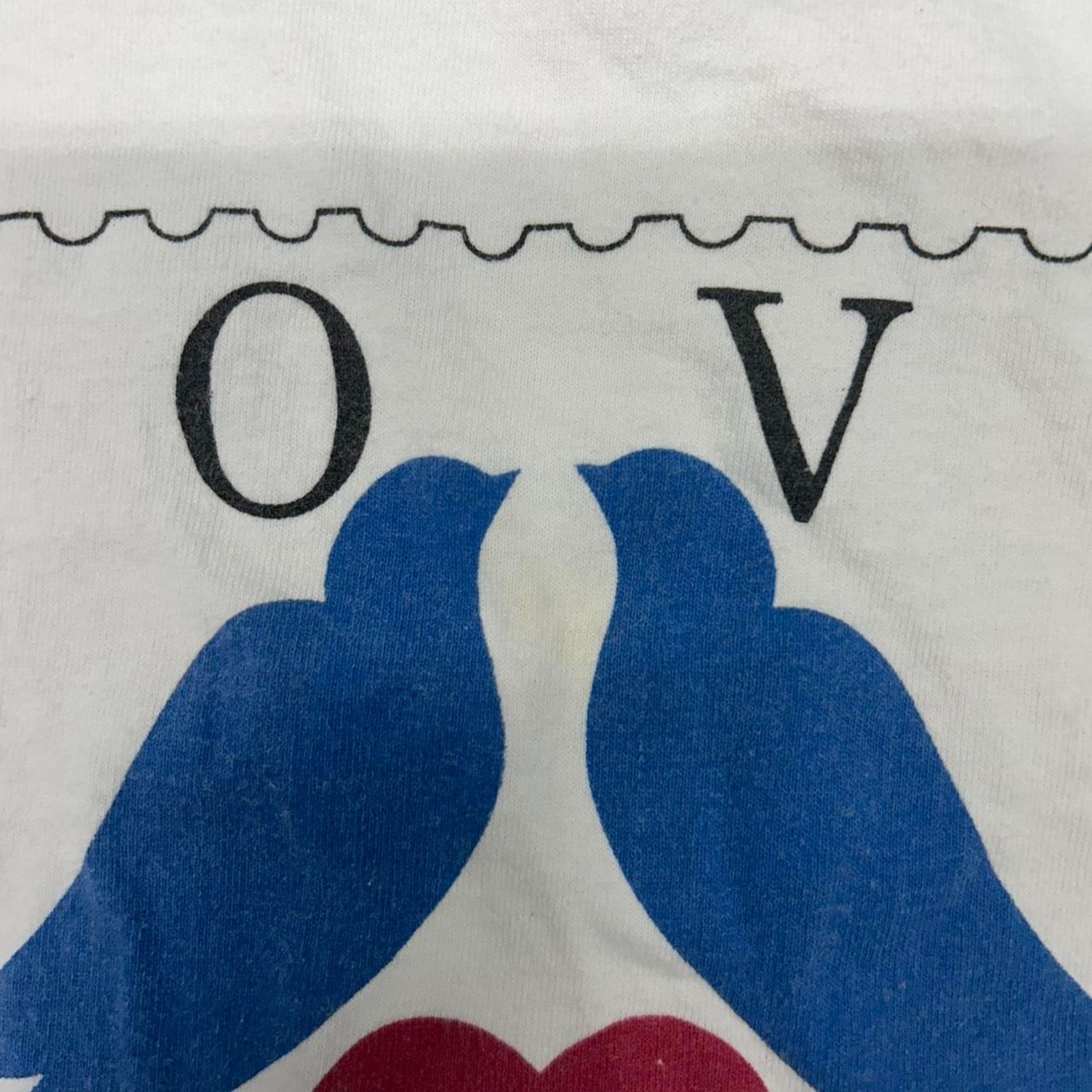 Other vintage 90s USA Postal Service tee with Love Birds design Size US M / EU 48-50 / 2 - 4 Thumbnail