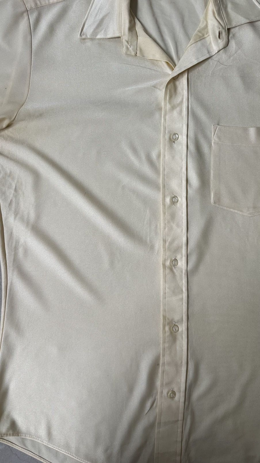 Vintage VINTAGE 70S MERVYN'S QIANA SHIRT Size US M / EU 48-50 / 2 - 2 Thumbnail