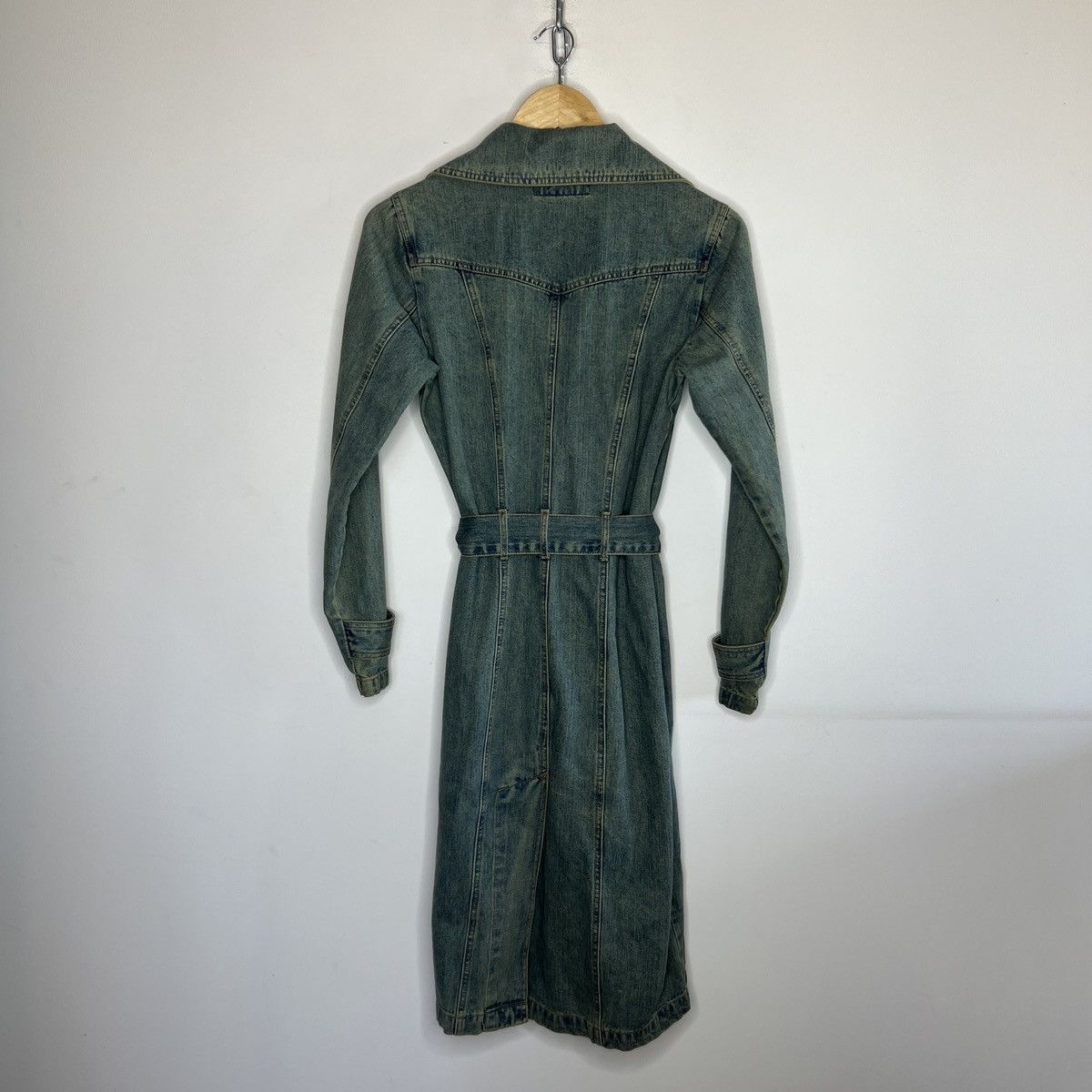 Japanese Brand × Vintage Reconstructed Denim Coat 2000s Grunge Darkfashion y2k opium Size S / US 4 / IT 40 - 8 Thumbnail