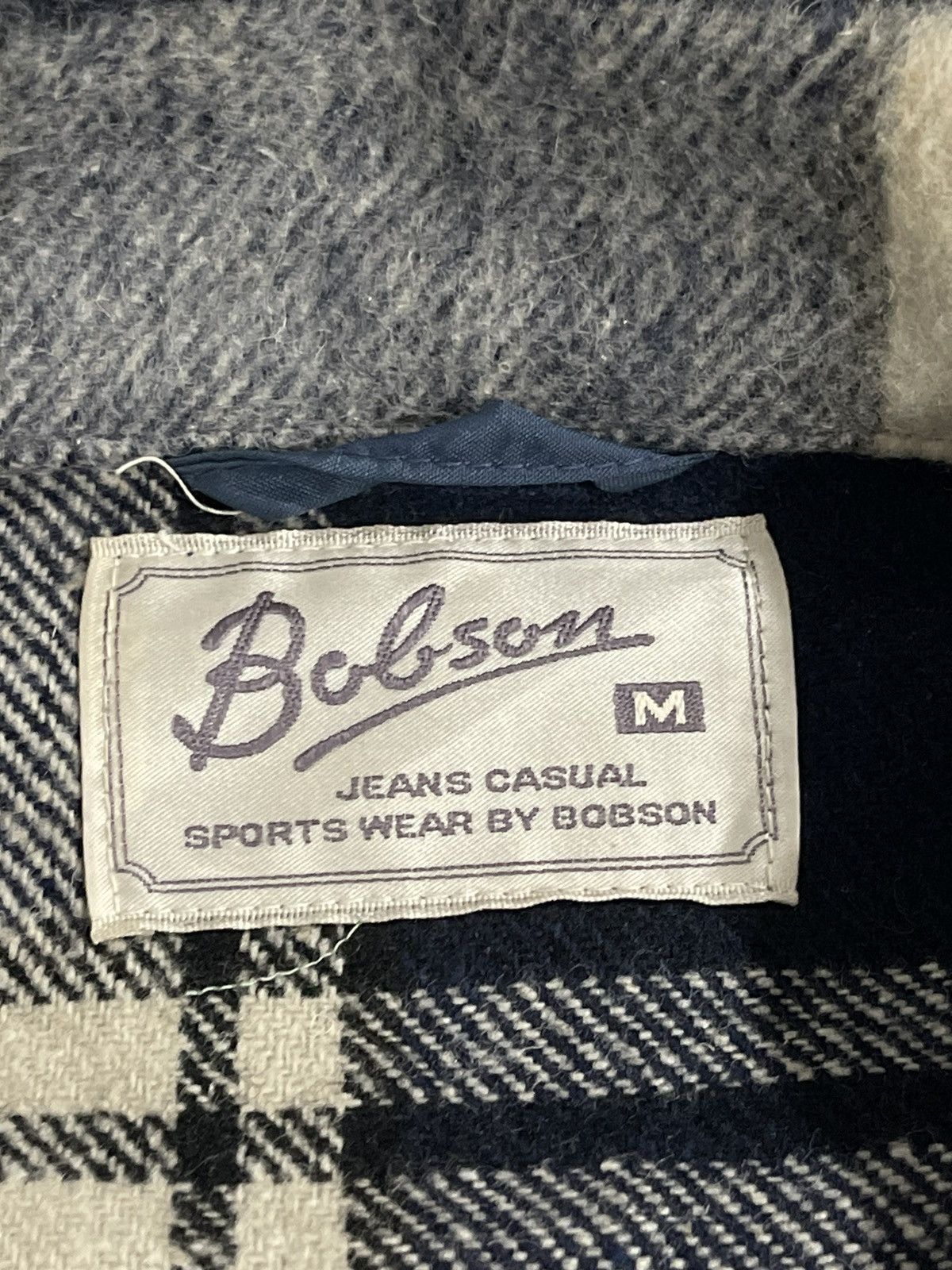 Vintage Vintage Bobson Button Plaid Wool Jacket Size US M / EU 48-50 / 2 - 9 Thumbnail