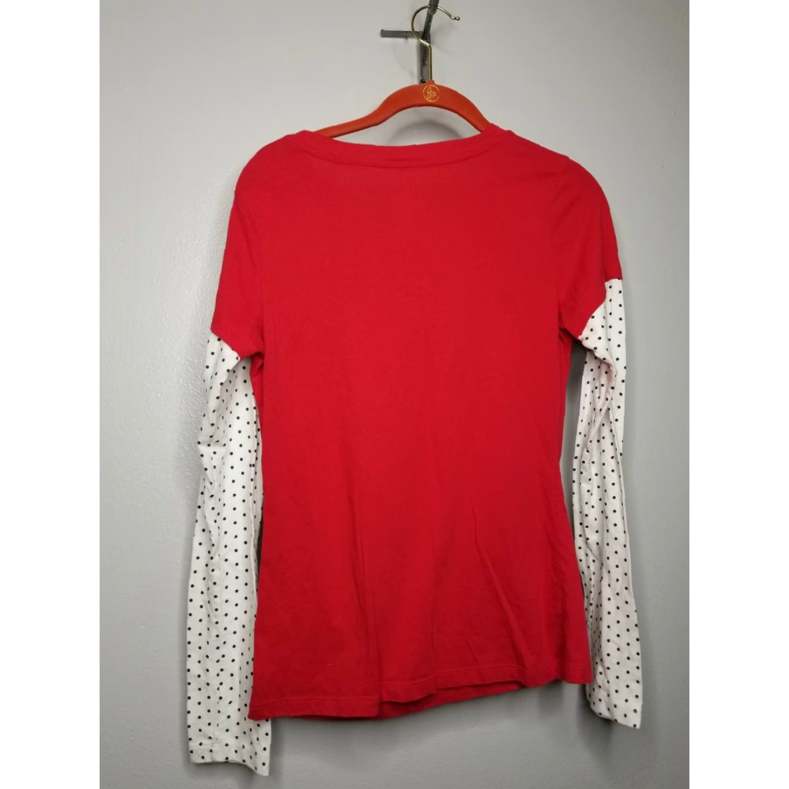 Vintage Looney Tunes Speedy Gonzales Christmas Red Long Sleeve T-Shirt Juniors Large Size L / US 10 / IT 46 - 2 Thumbnail