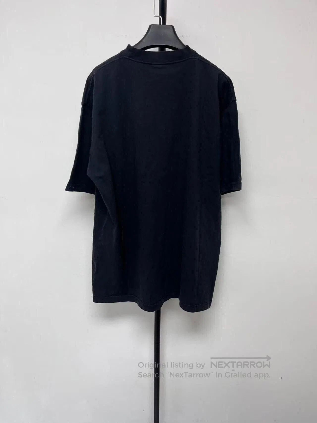 Balenciaga Balenciaga Washed Faded Letter Print T-Shirt. Size US M / EU 48-50 / 2 - 2 Thumbnail