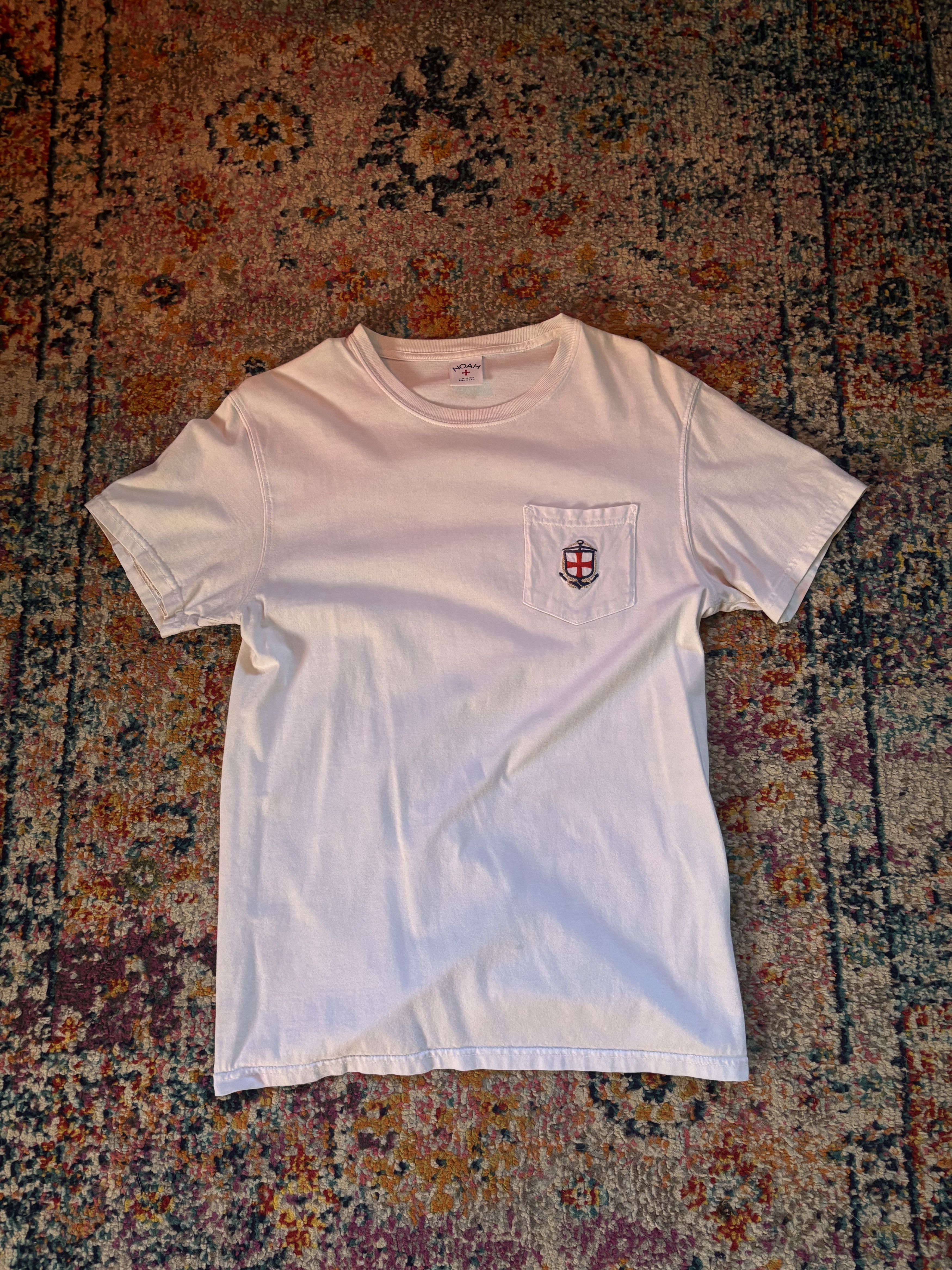 Noah Noah NYC Embroidered Crest Logo Pocket Tee - Size Medium Size US M / EU 48-50 / 2 - 1 Thumbnail