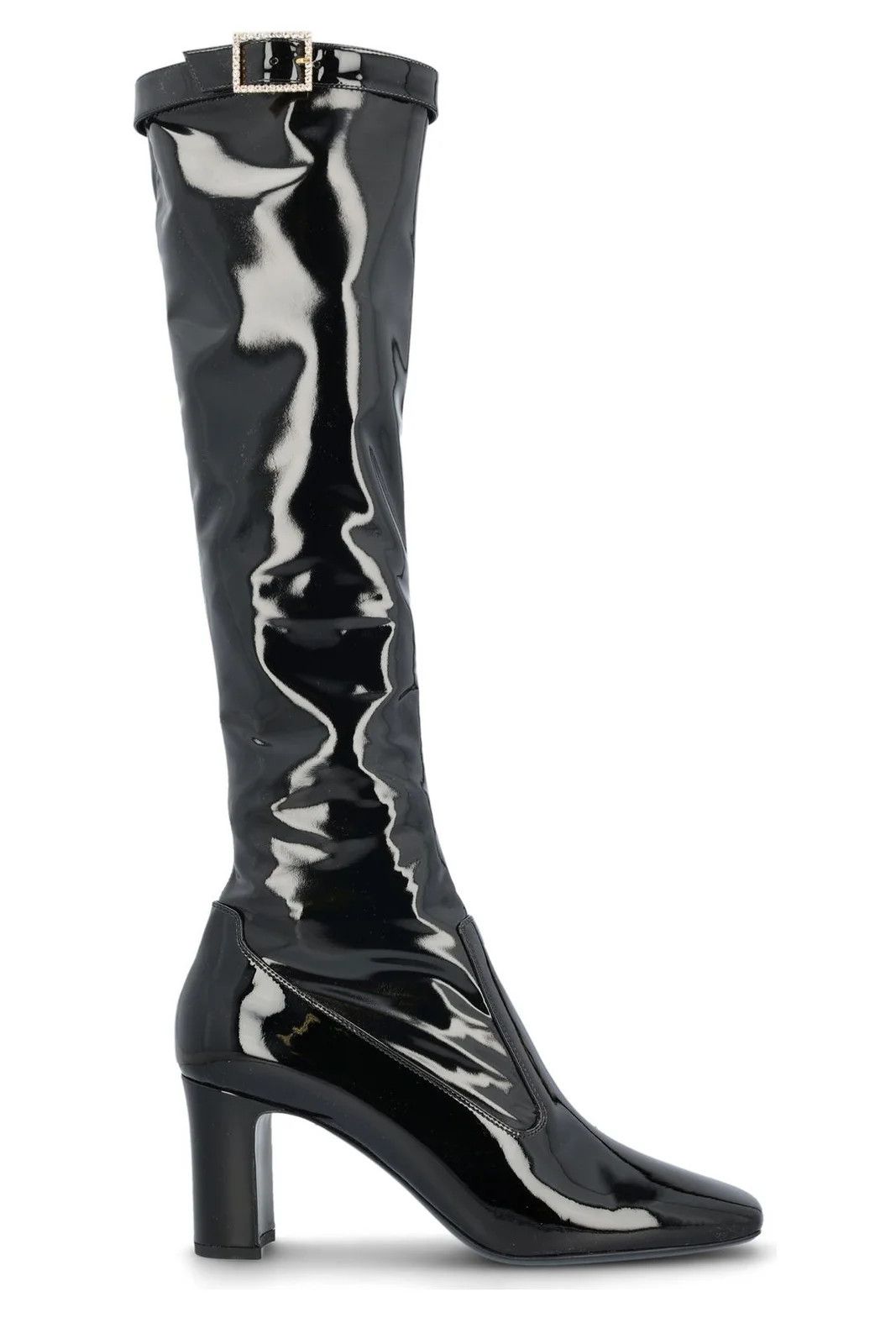 Saint Laurent Paris o1bcso1str1124 Elle 70 B Vin Boots in Nero Size US 6.5 / IT 36.5 - 1 Thumbnail