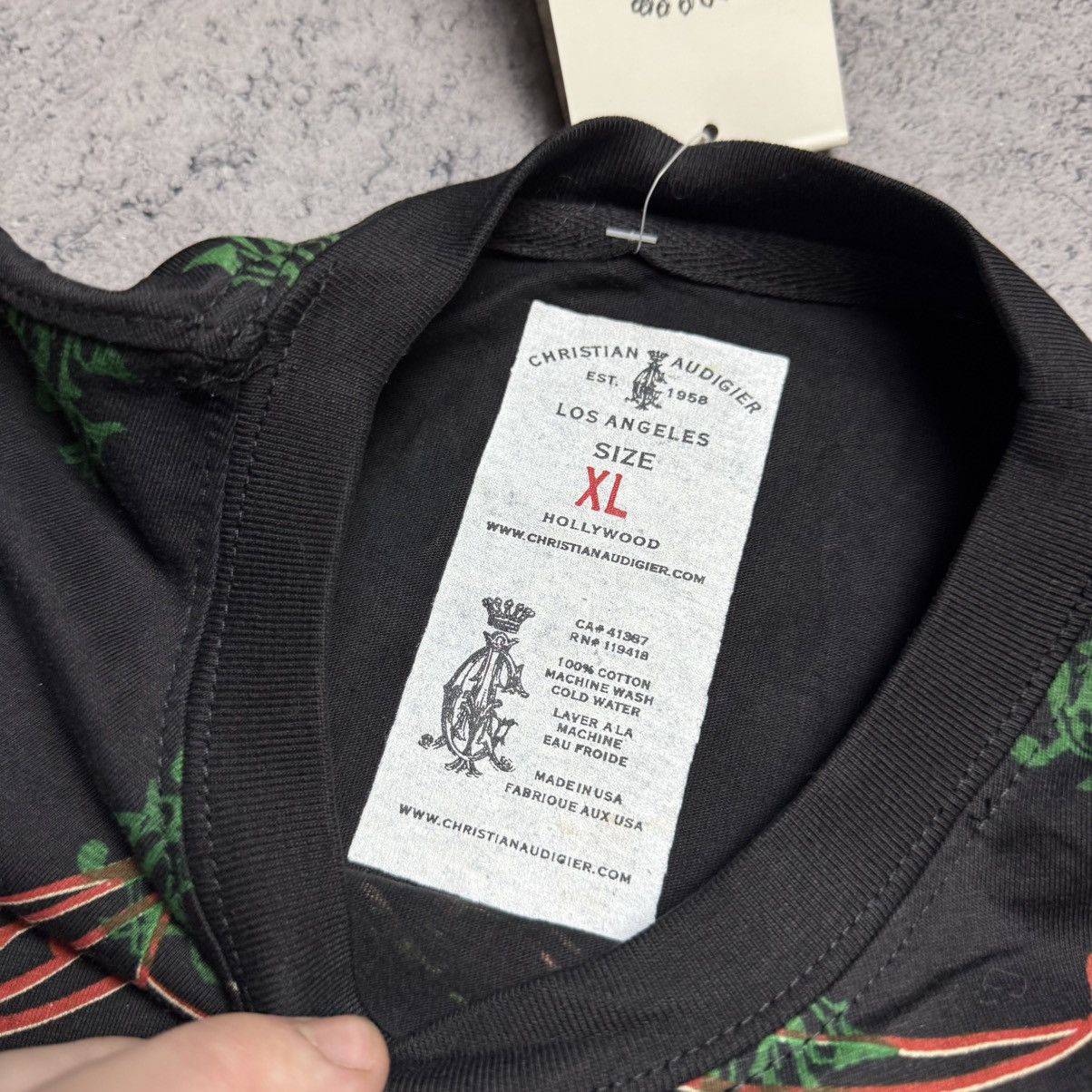 Christian Audigier NEW Christian Audigier Vintage Longsleeve T Shirt Size US XL / EU 56 / 4 - 10 Thumbnail