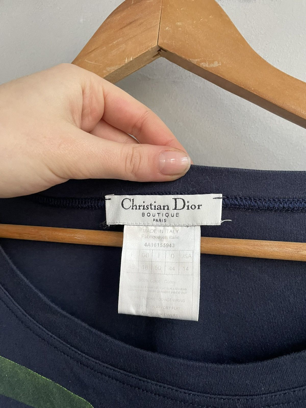 Dior Dior Blue rare Longsleeve Luxury Hey Skool Girl archive 00s Size US S / EU 44-46 / 1 - 5 Thumbnail