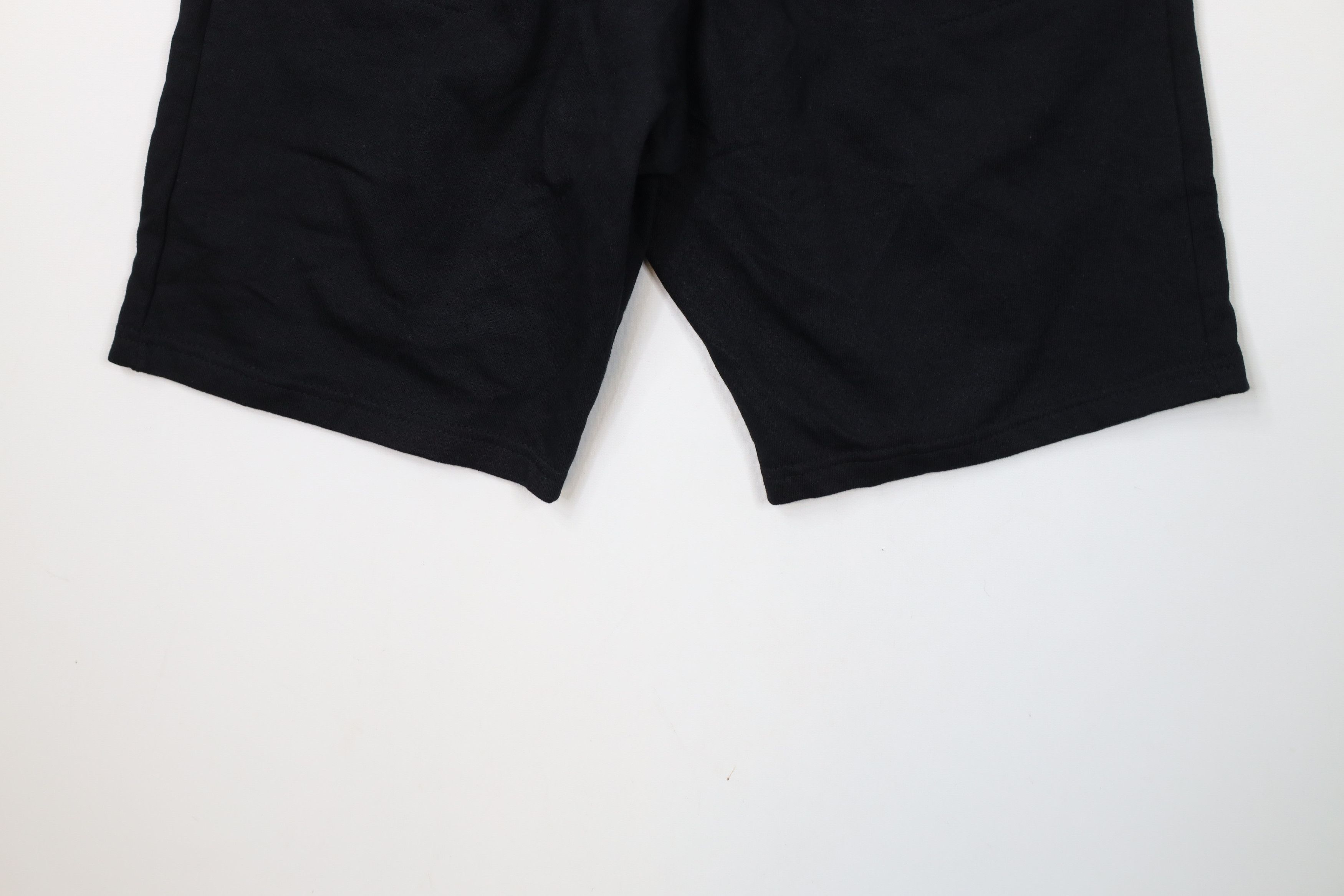 Vintage Vintage 90s Streetwear Blank Sweatpants Shorts Black USA Size US 30 / EU 46 - 4 Thumbnail