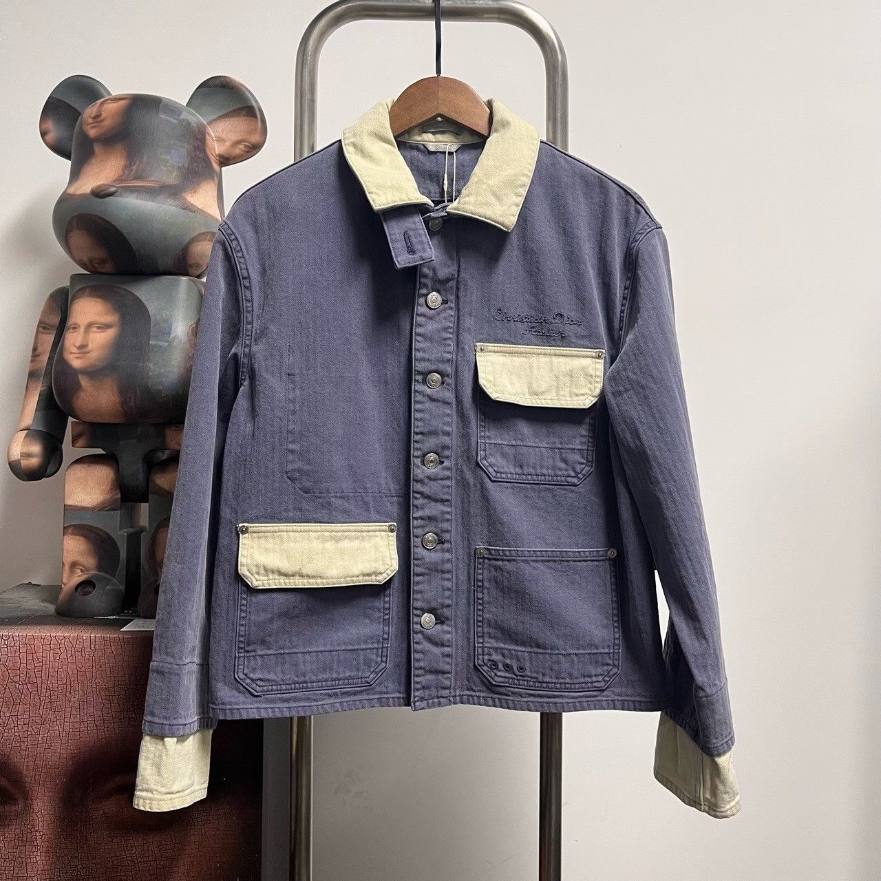 Dior Dior Denim Blue Jacket M Women Size M / US 6-8 / IT 42-44 - 1 Thumbnail