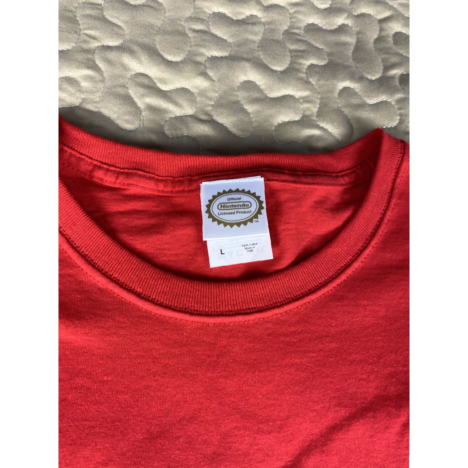 Nintendo Nintendo Official OEM Mario T Shirt Graphic Tee Super Mario Red L Mens Shirt Size US L / EU 52-54 / 3 - 4 Thumbnail
