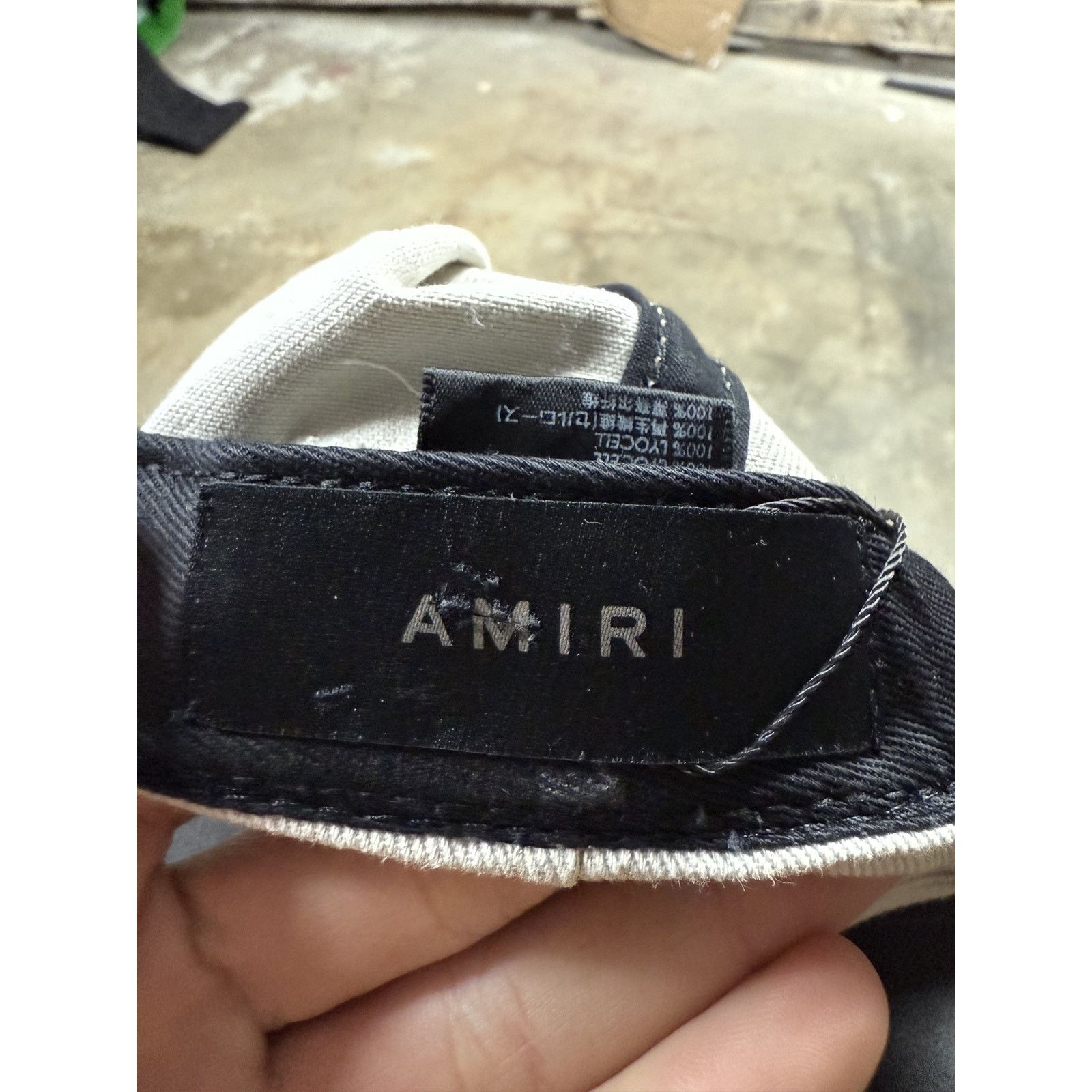 Amiri Amiri Fitted Cream Used 7 3-8 Size ONE SIZE - 3 Thumbnail
