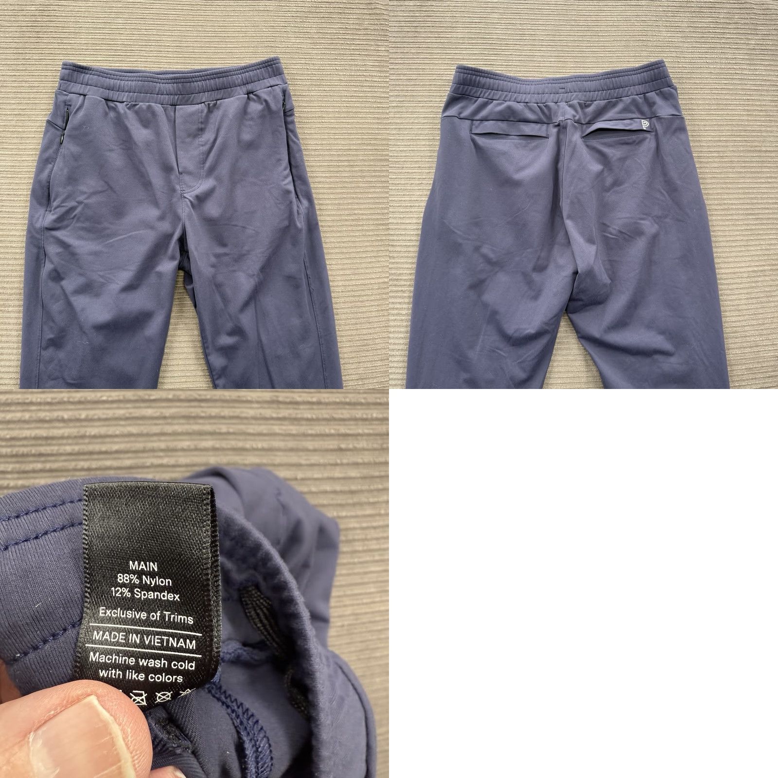 Vintage Public Rec Joggers Men 32/32 Nylon Spandex Blue Athleisure Performance Gym Workout Pants Shirt? Size US 32 / EU 48 - 8 Thumbnail