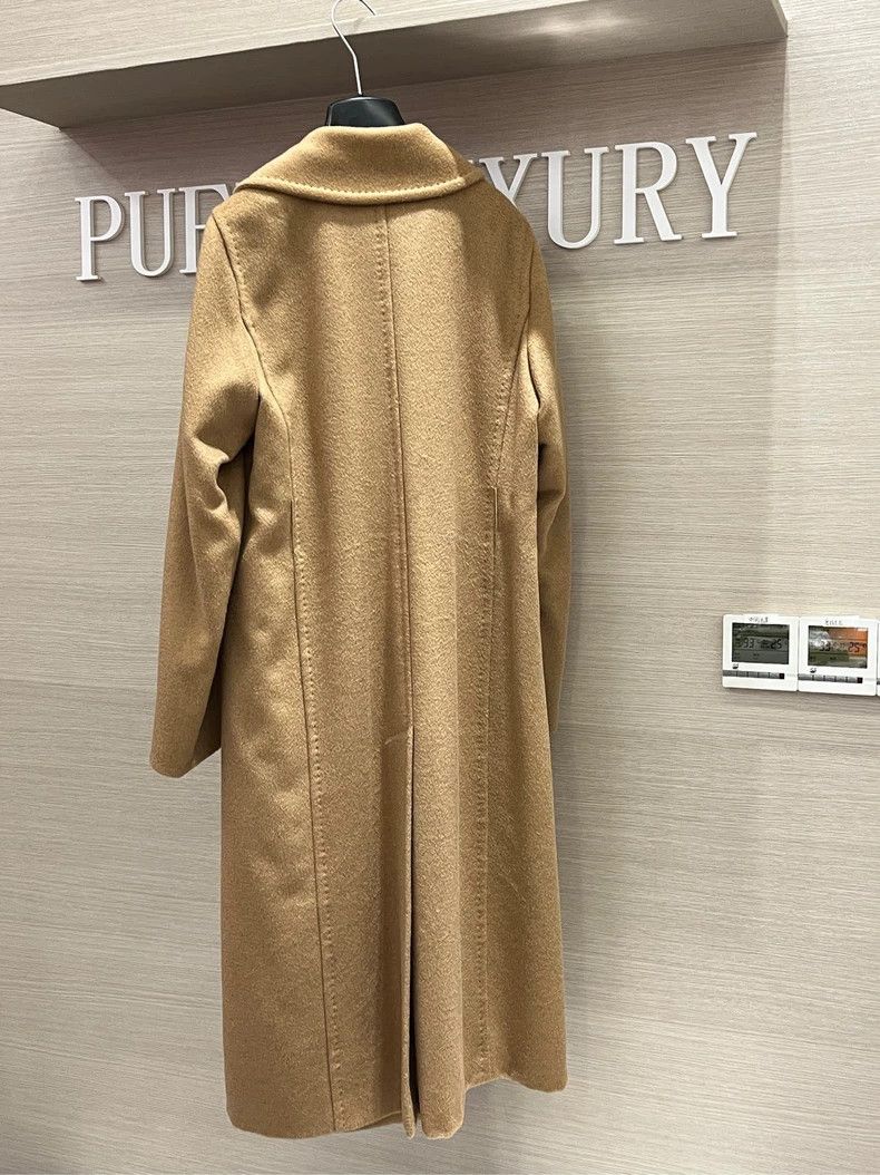 Max Mara Max Mara Camel hair classic long lace-up coat Size S / US 4 / IT 40 - 3 Thumbnail