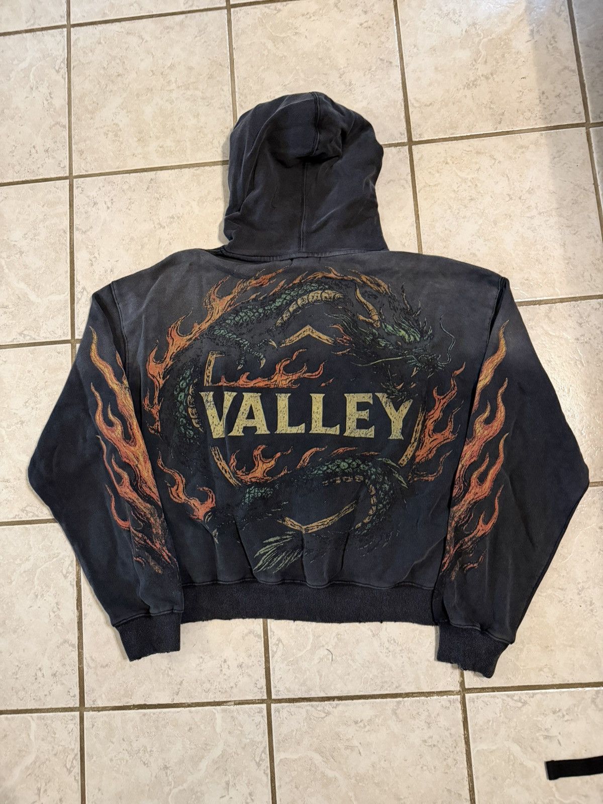 Vale Vale Serpent Orange Pullie Pullover Hoodie Size US S / EU 44-46 / 1 - 3 Thumbnail