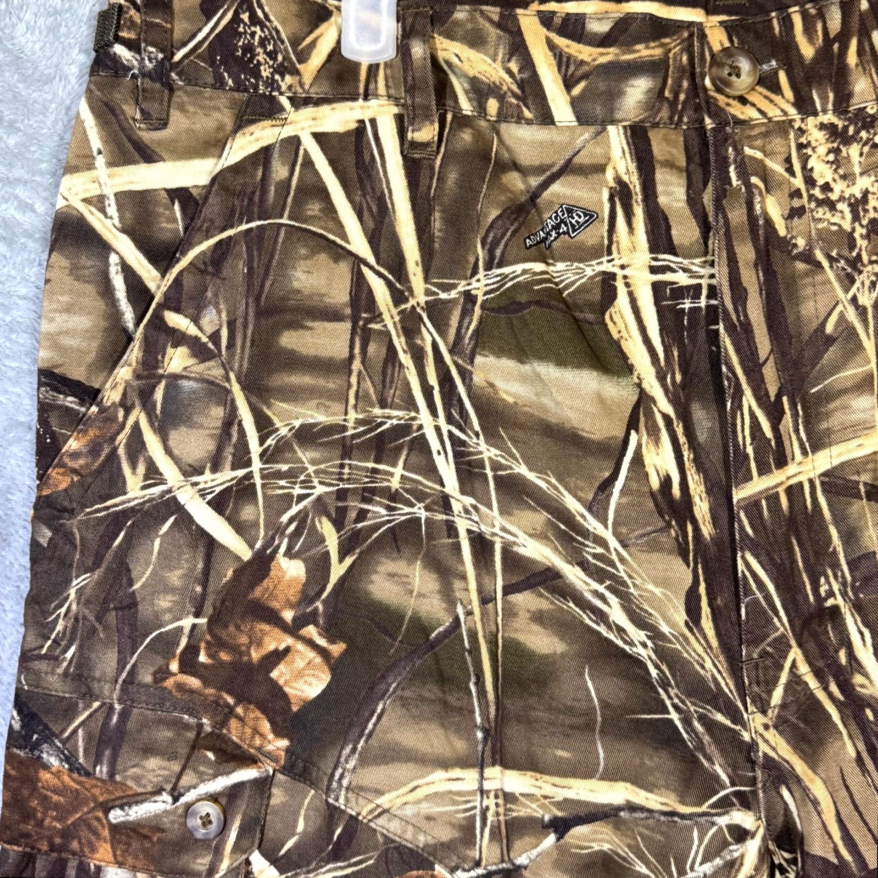 Realtree Game Winner Cargo Pants Men’s XL Realtree Camo 100% Cotton Hunting Straight Pants Size US 36 / EU 52 - 3 Thumbnail