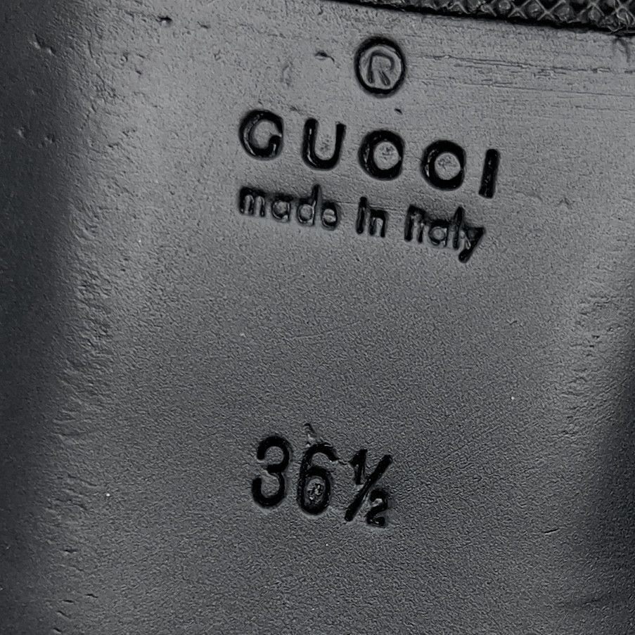 Gucci Matelassé Tiger Head Flat Mules Leather 36.5 EUR Size US 6.5 / IT 36.5 - 3 Thumbnail