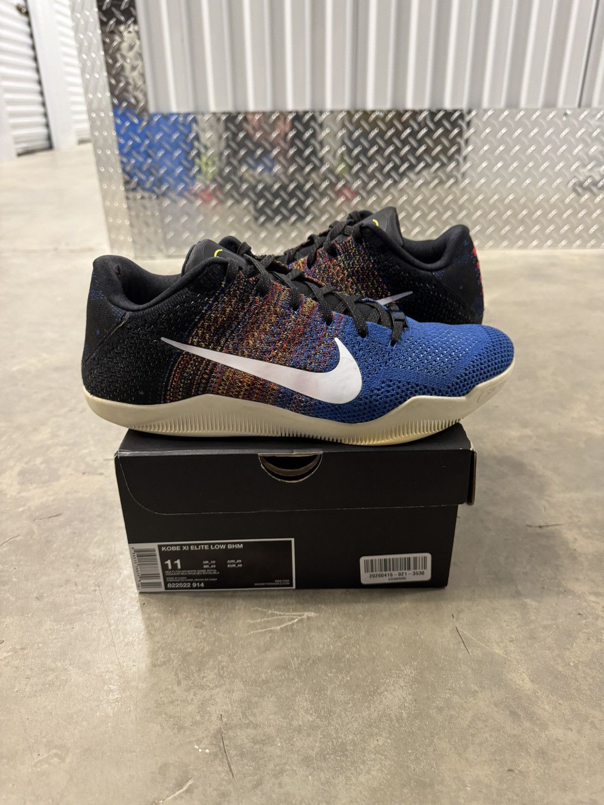 Nike Nike Kobe 11 Elite Black History Month Size 11 Size US 11 / EU 44 - 1 Thumbnail