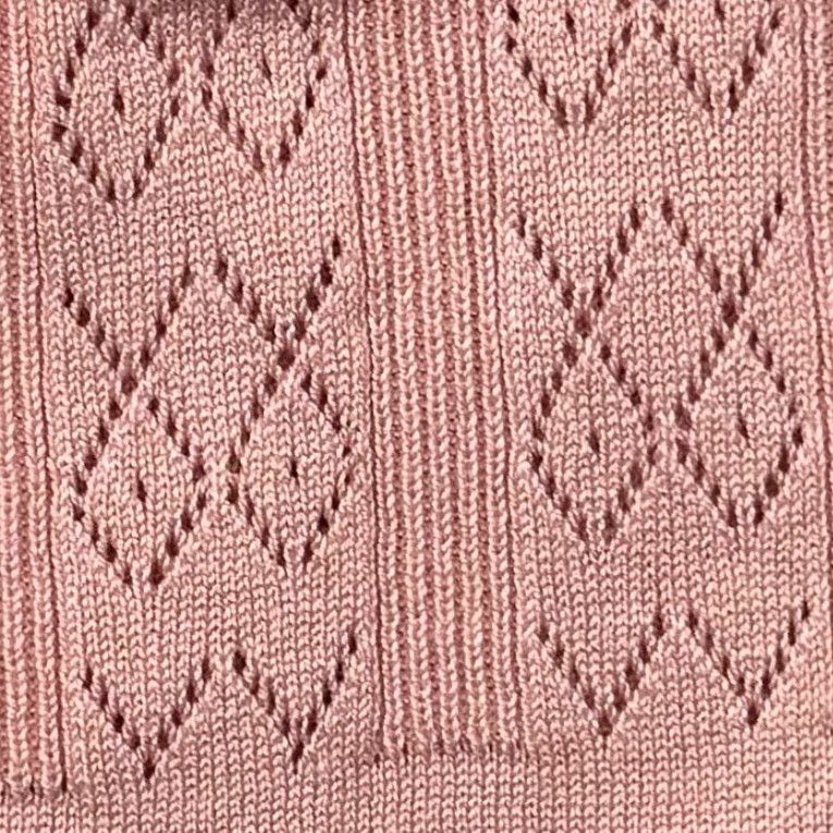 Vintage Emaline Grandmacore Sweater Women 3X Plus Cottagecore Knitted Lace 2010s Feminine Pastel Pink Size XXL / US 16-18 / IT 52-54 - 7 Thumbnail