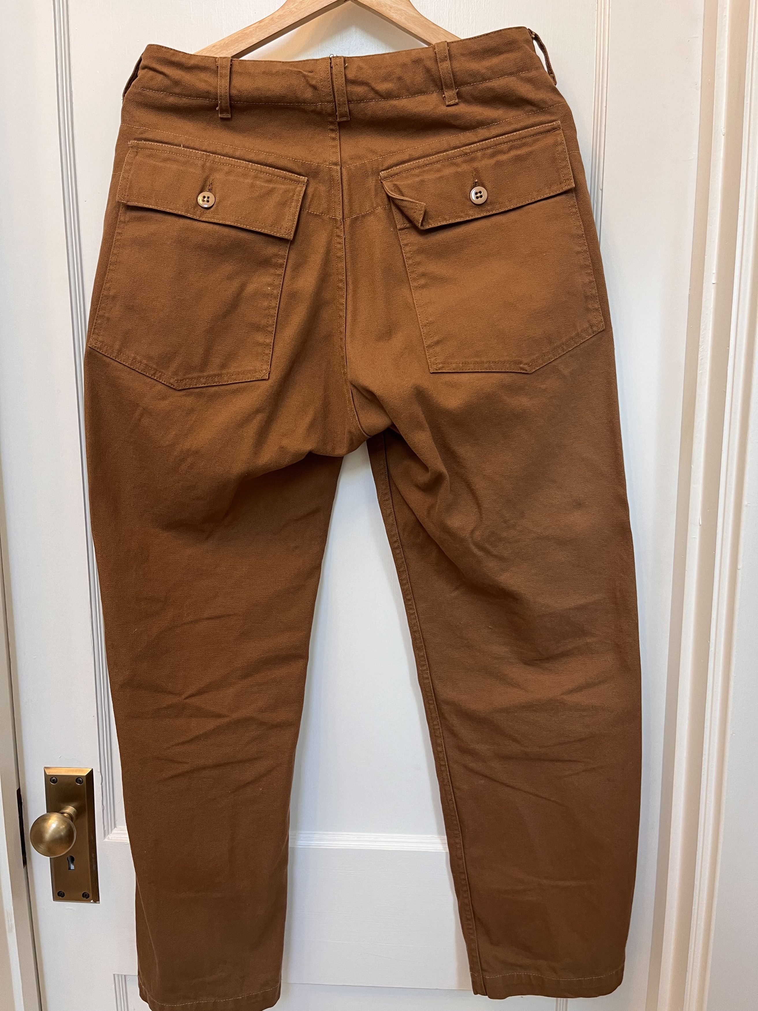 Engineered Garments Duck Canvas Fatigue Pants Size US 30 / EU 46 - 3 Thumbnail