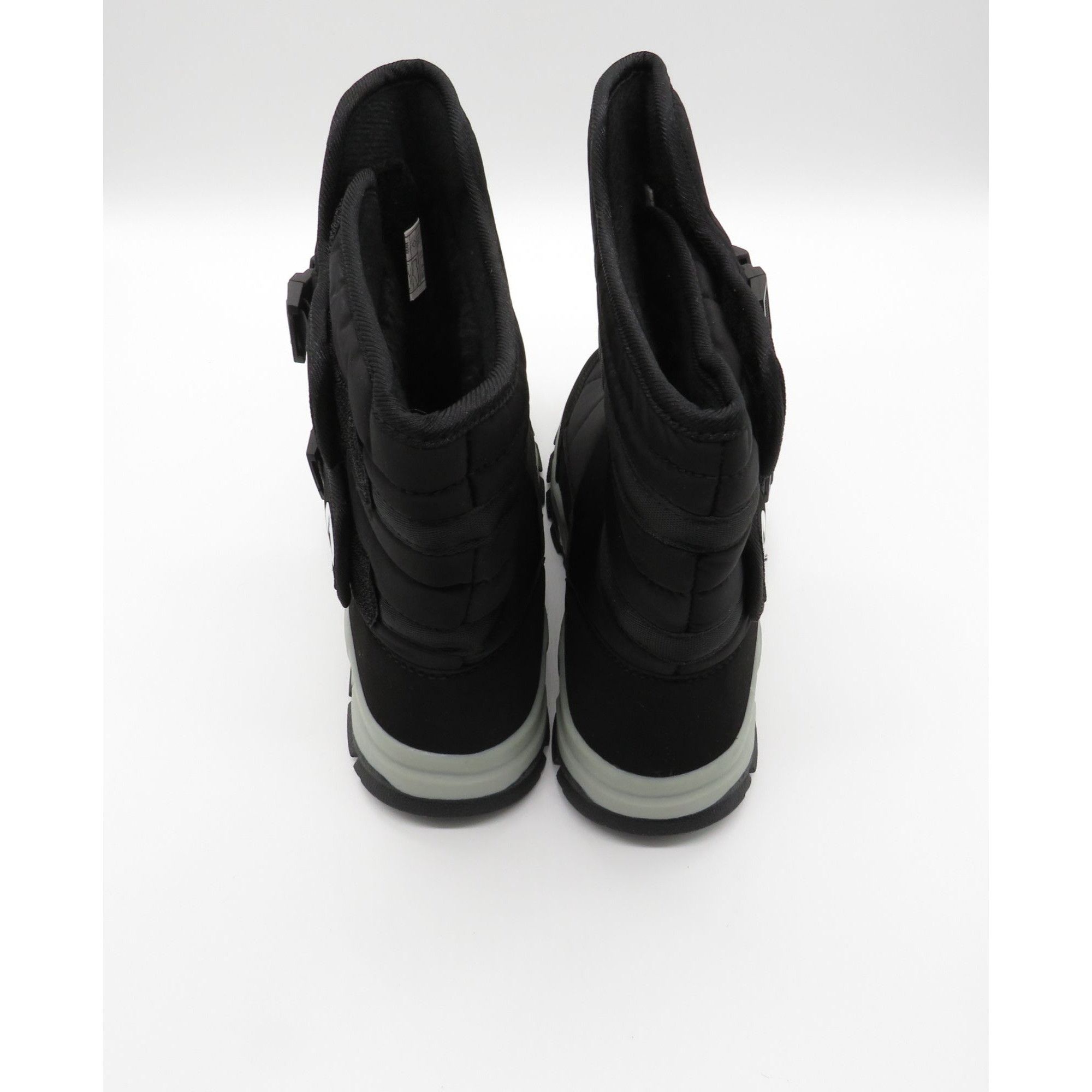 Other Black Winter Snow Boots Dual Adjustable Buckles Insulated Li Size US 6 / IT 36 - 3 Thumbnail